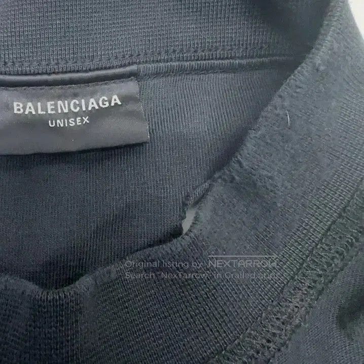 Balenciaga Balenciaga Black Logo Oversized Short Sleeve T. Size US S / EU 44-46 / 1 - 3 Thumbnail