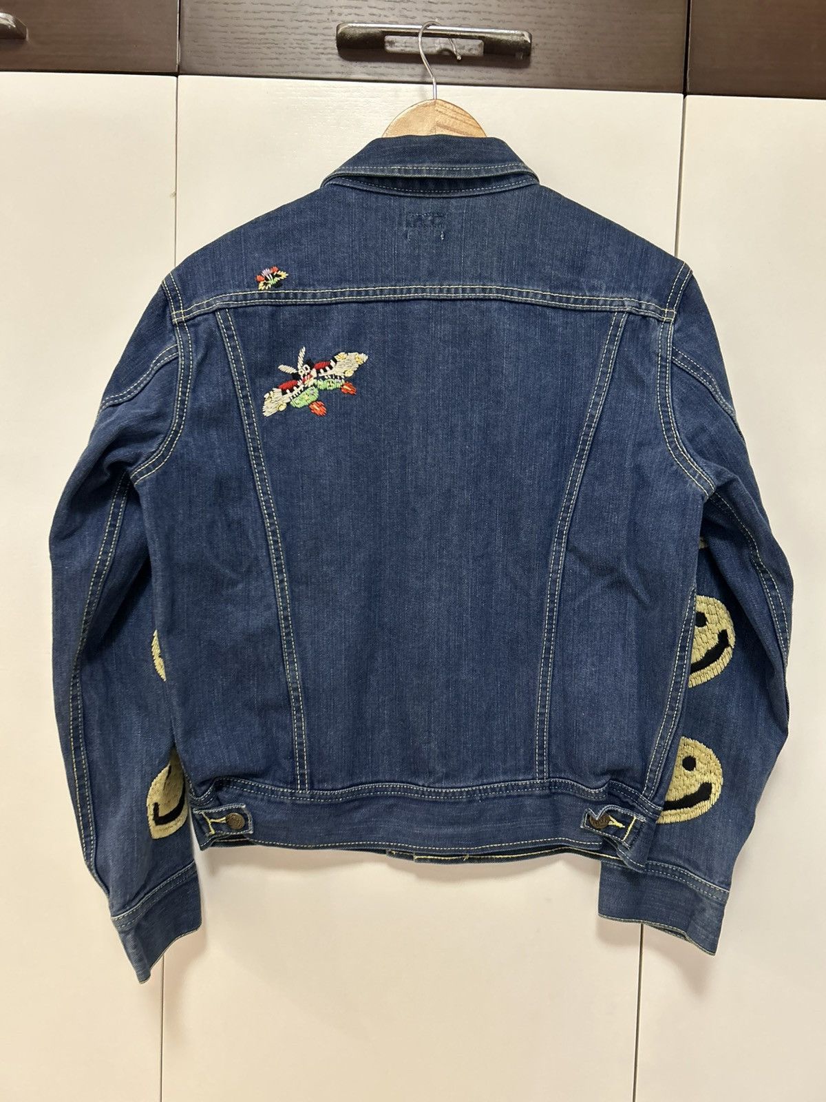 Kapital 2015 Kapital smiley denim trucker jacket Size US S / EU 44-46 / 1 - 5 Thumbnail