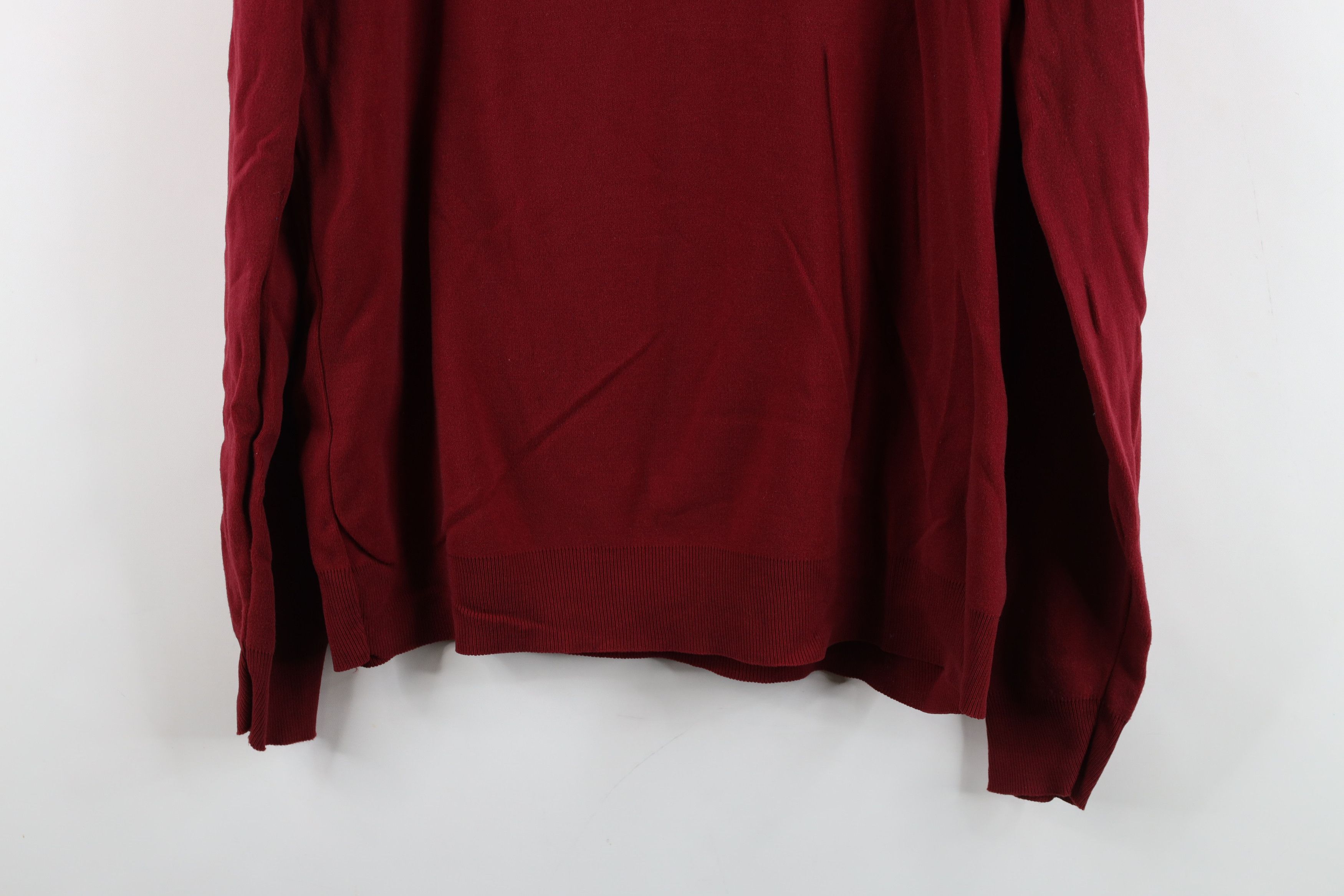 Vintage Vintage 60s 70s Streetwear Lon Knit Turtleneck Shirt Red USA Size US L / EU 52-54 / 3 - 11 Thumbnail