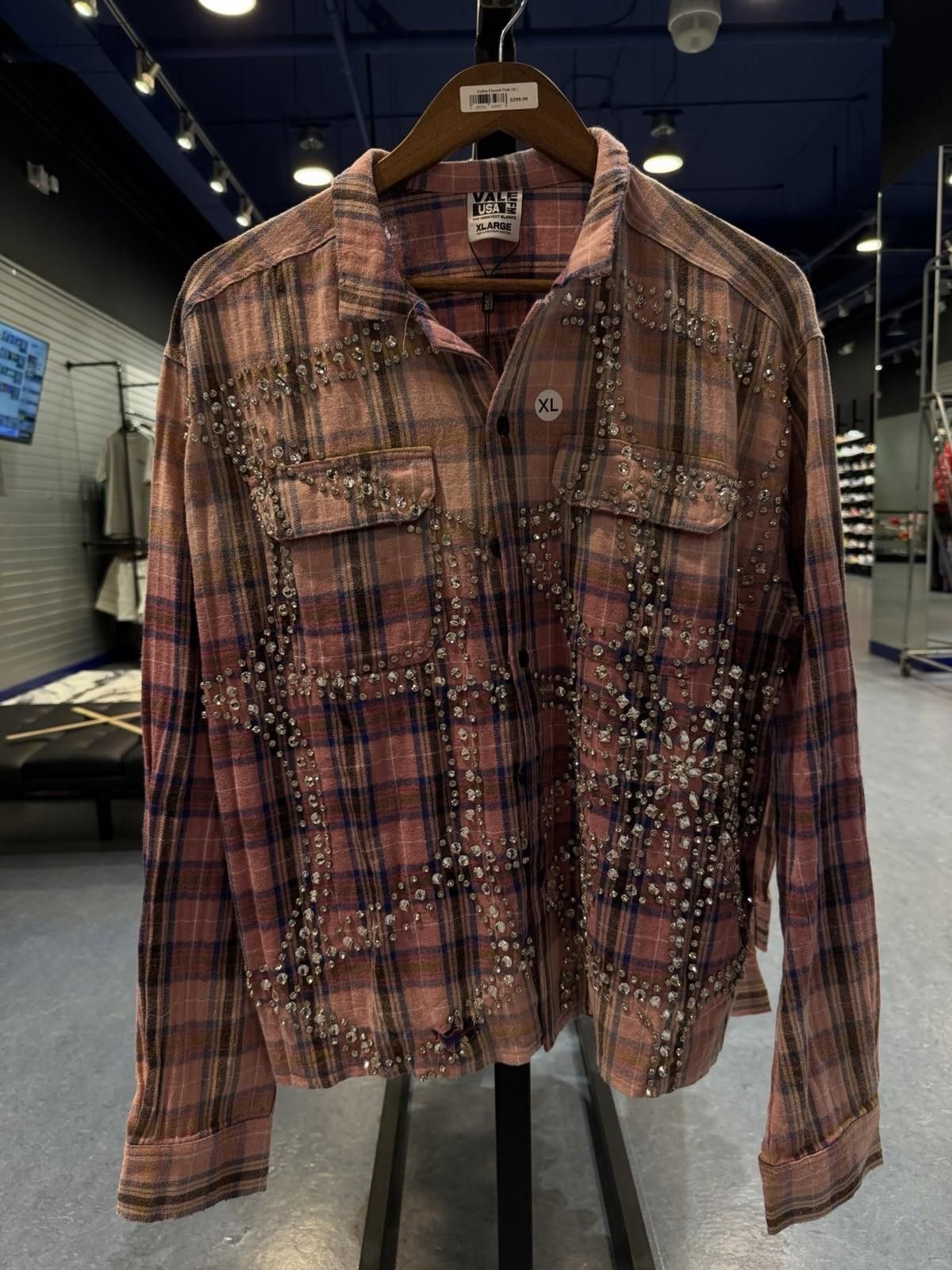 Vale Valley Dreams Crystal Stone Flannel Size (XL) New Pink Size US XL / EU 56 / 4 - 3 Thumbnail