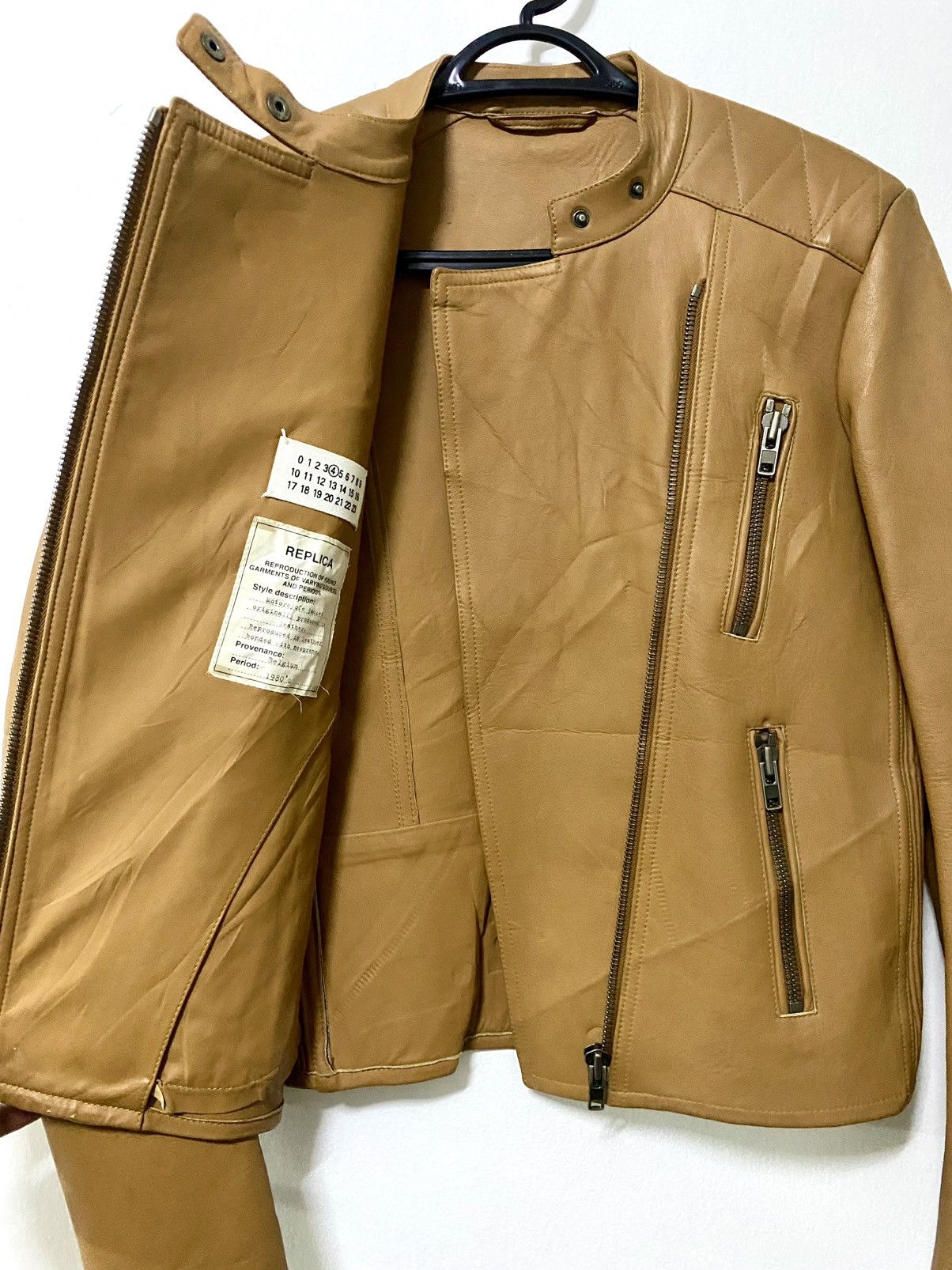 Maison Margiela Maison margiela 7 zip motorcycle leather Biker jacket Size S / US 4 / IT 40 - 9 Thumbnail