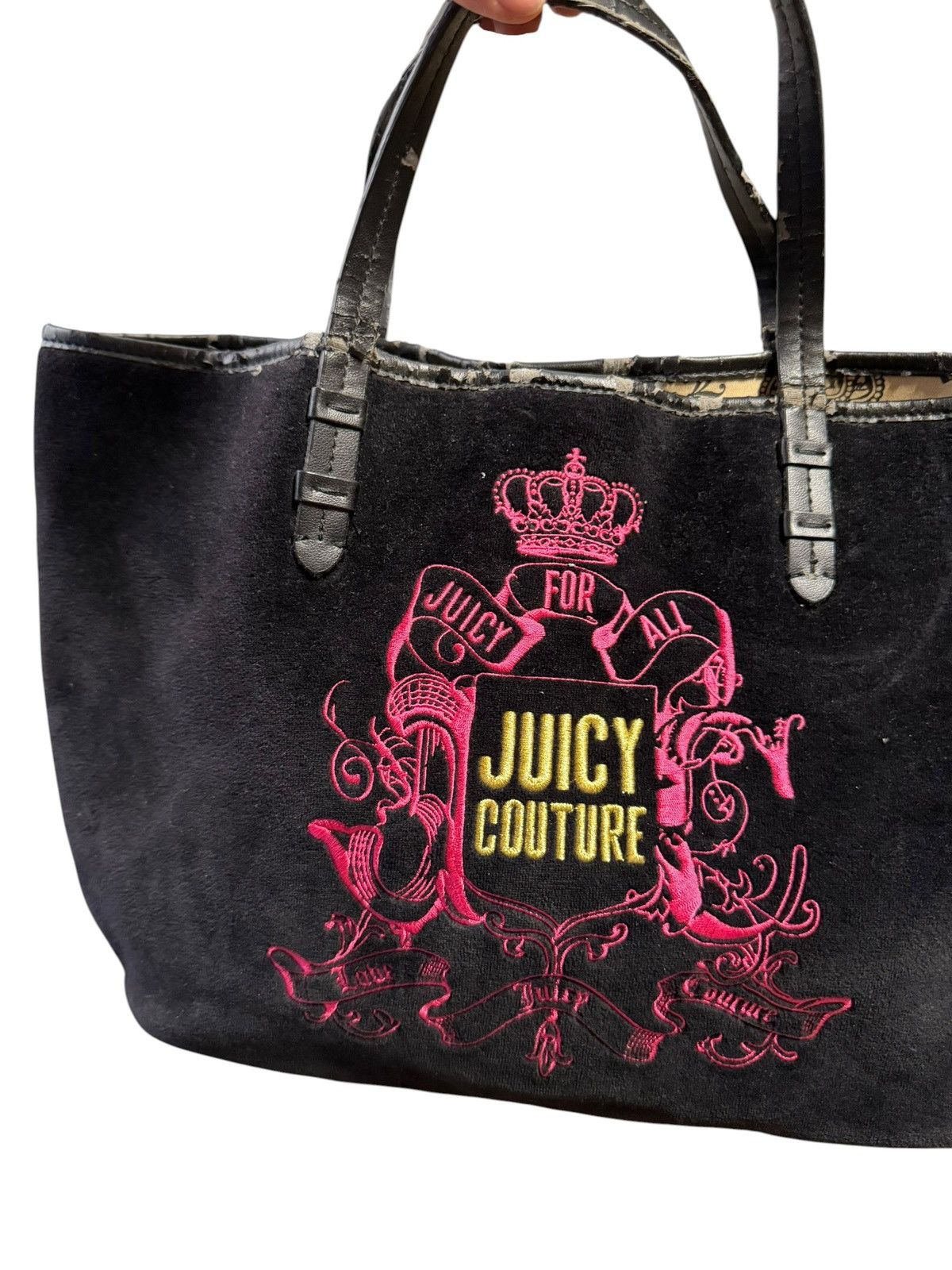 Juicy Couture Vintage Juicy Couture velvet tote bag Size ONE SIZE - 2 Thumbnail