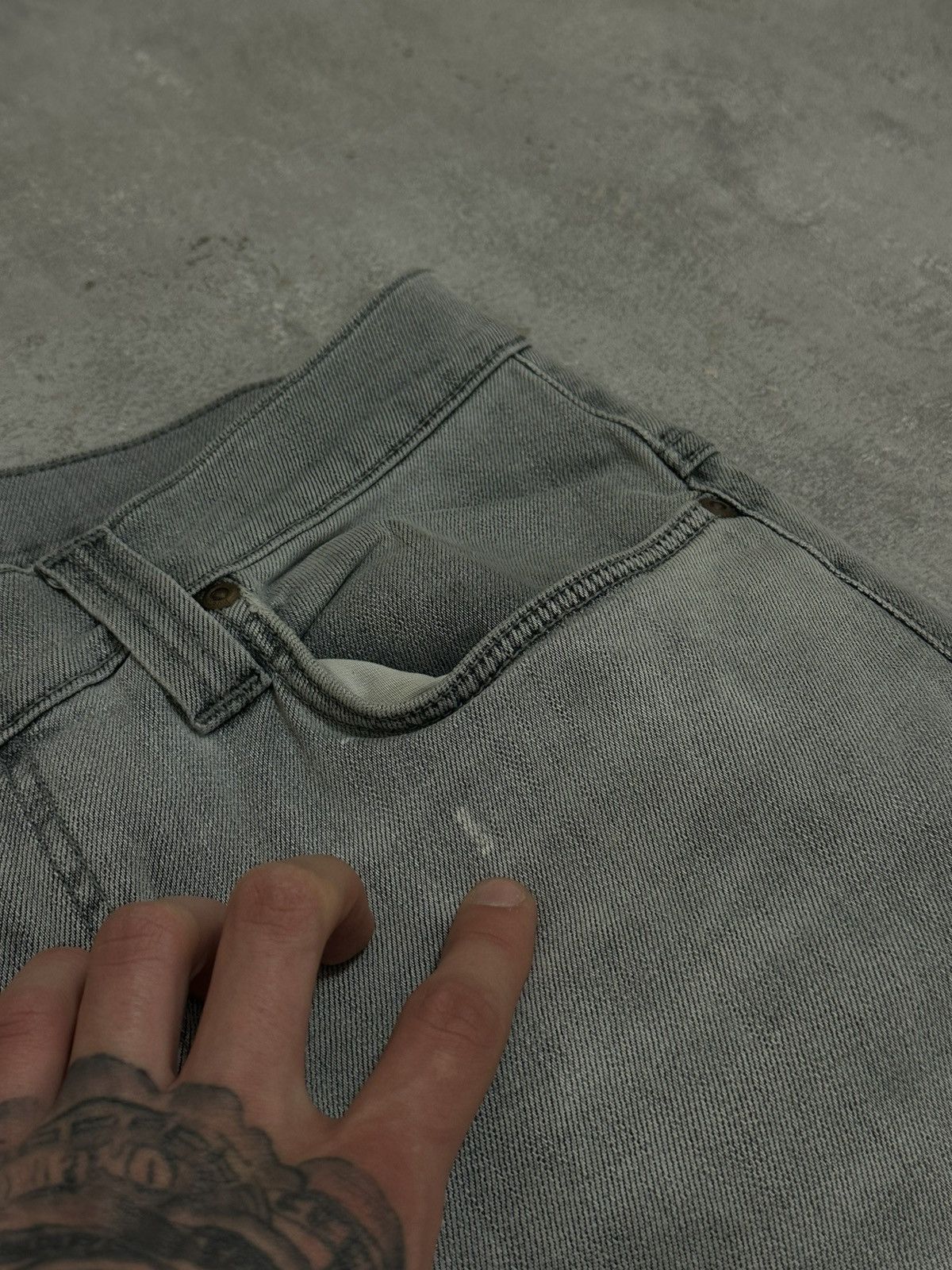 Nudie Jeans Nudie Jeans Thin Finn Grey Denim 34/30 Size US 34 / EU 50 - 8 Thumbnail