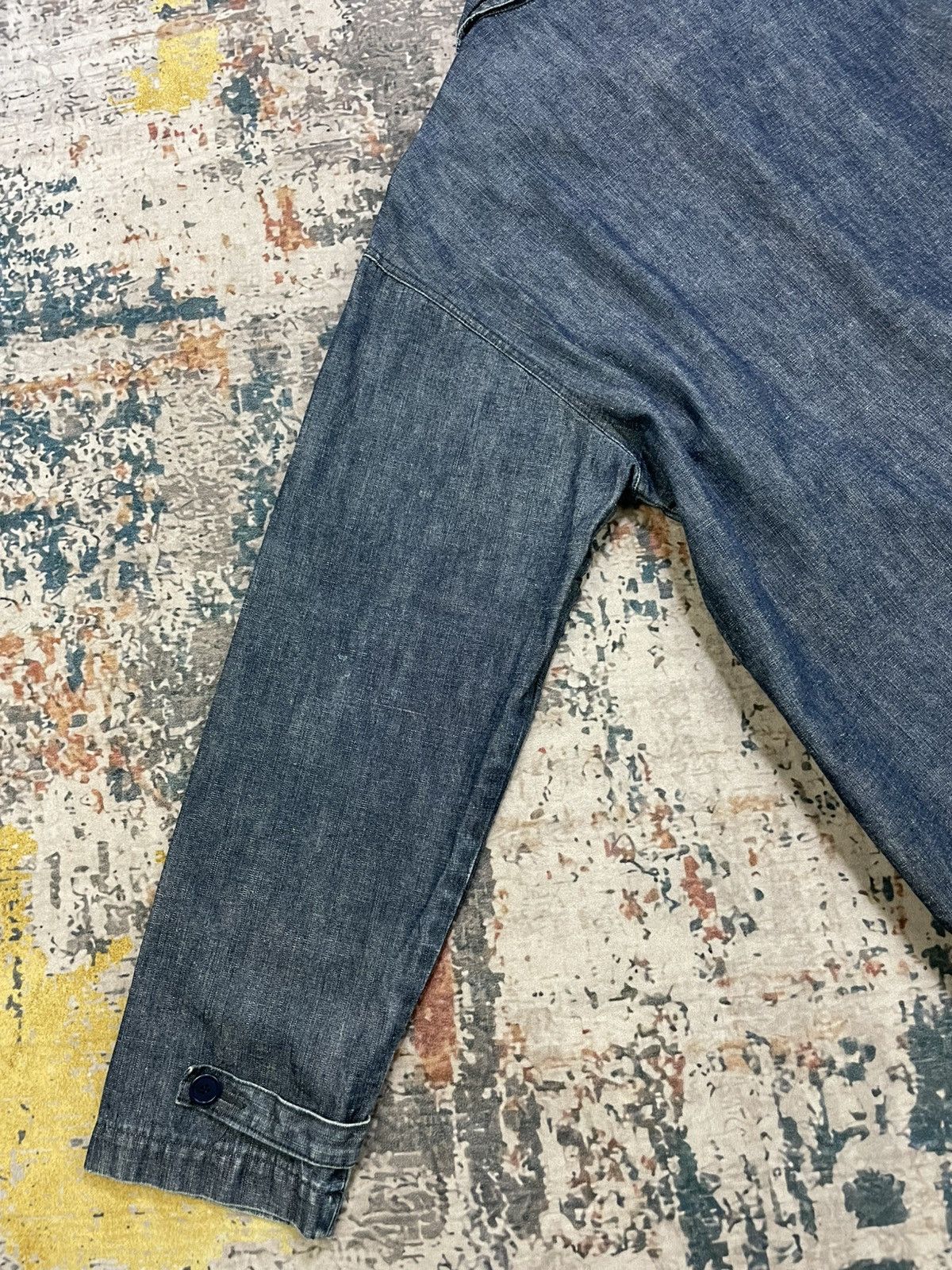 Vintage Vintage Denim Workwear Chore Jacket Size US M / EU 48-50 / 2 - 11 Thumbnail