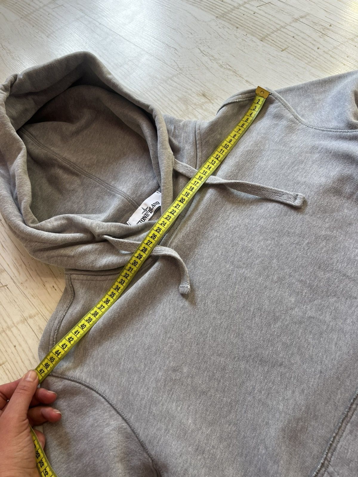 Stone Island Stone Island Grey Hoodie Size M Compass Patch Size US M / EU 48-50 / 2 - 14 Thumbnail