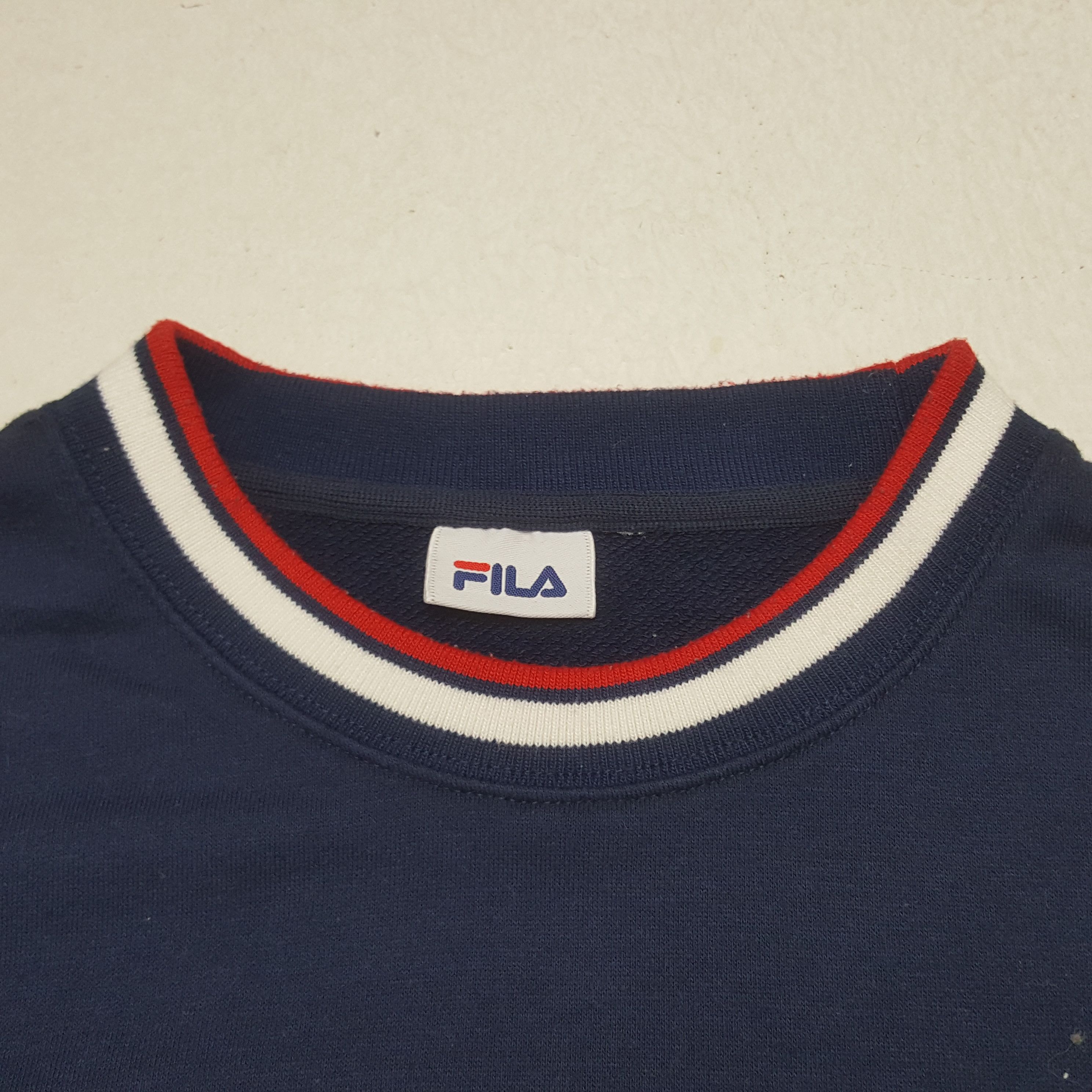 Fila × Vintage Vintage Fila Logo Sweatshirt Size US S / EU 44-46 / 1 - 4 Thumbnail
