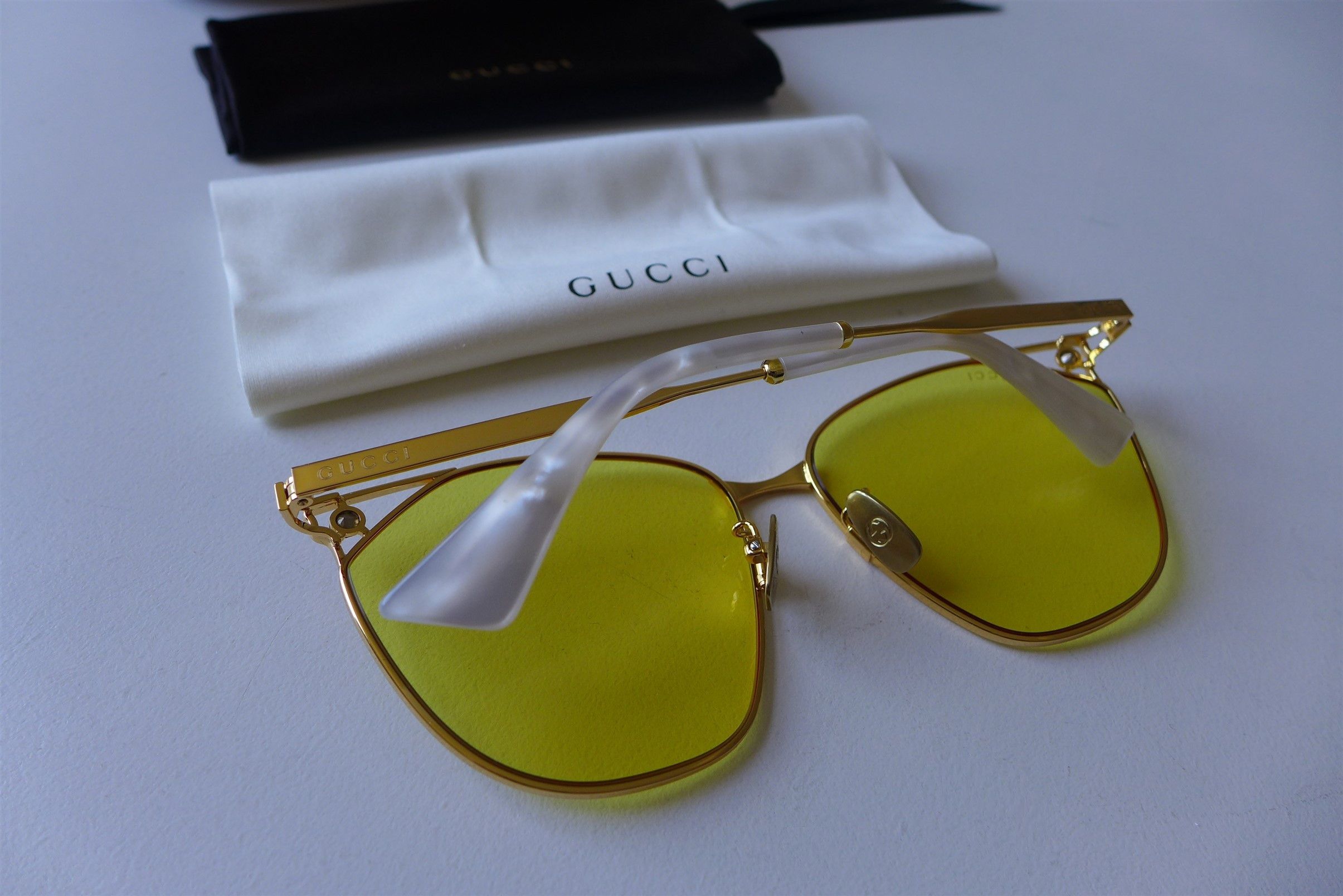 Gucci Gucci GG1375SA Gold Sunglasses Size ONE SIZE - 2 Thumbnail