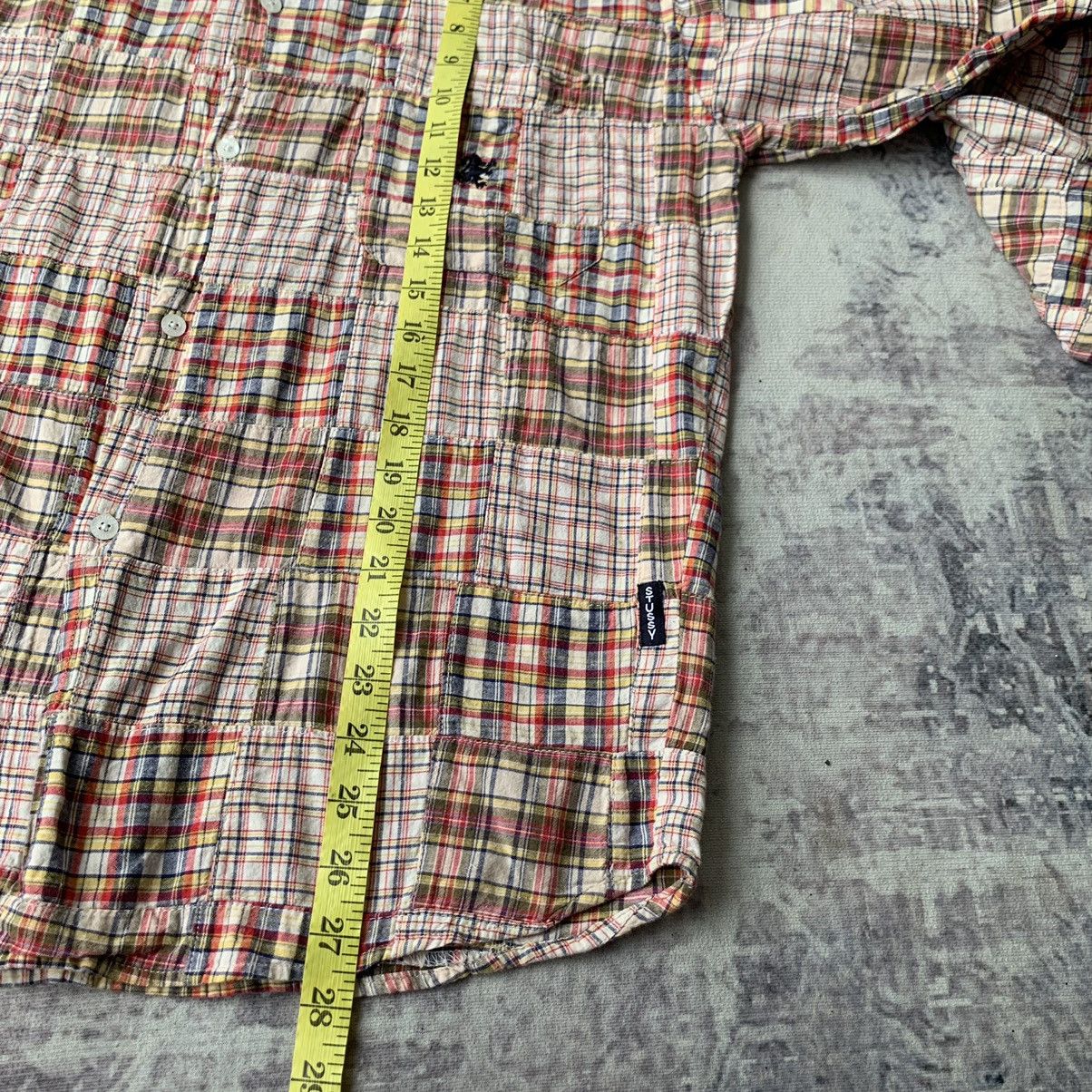 Stussy × Vintage 90’s Stussy Patchwork Button Up Size US S / EU 44-46 / 1 - 11 Thumbnail