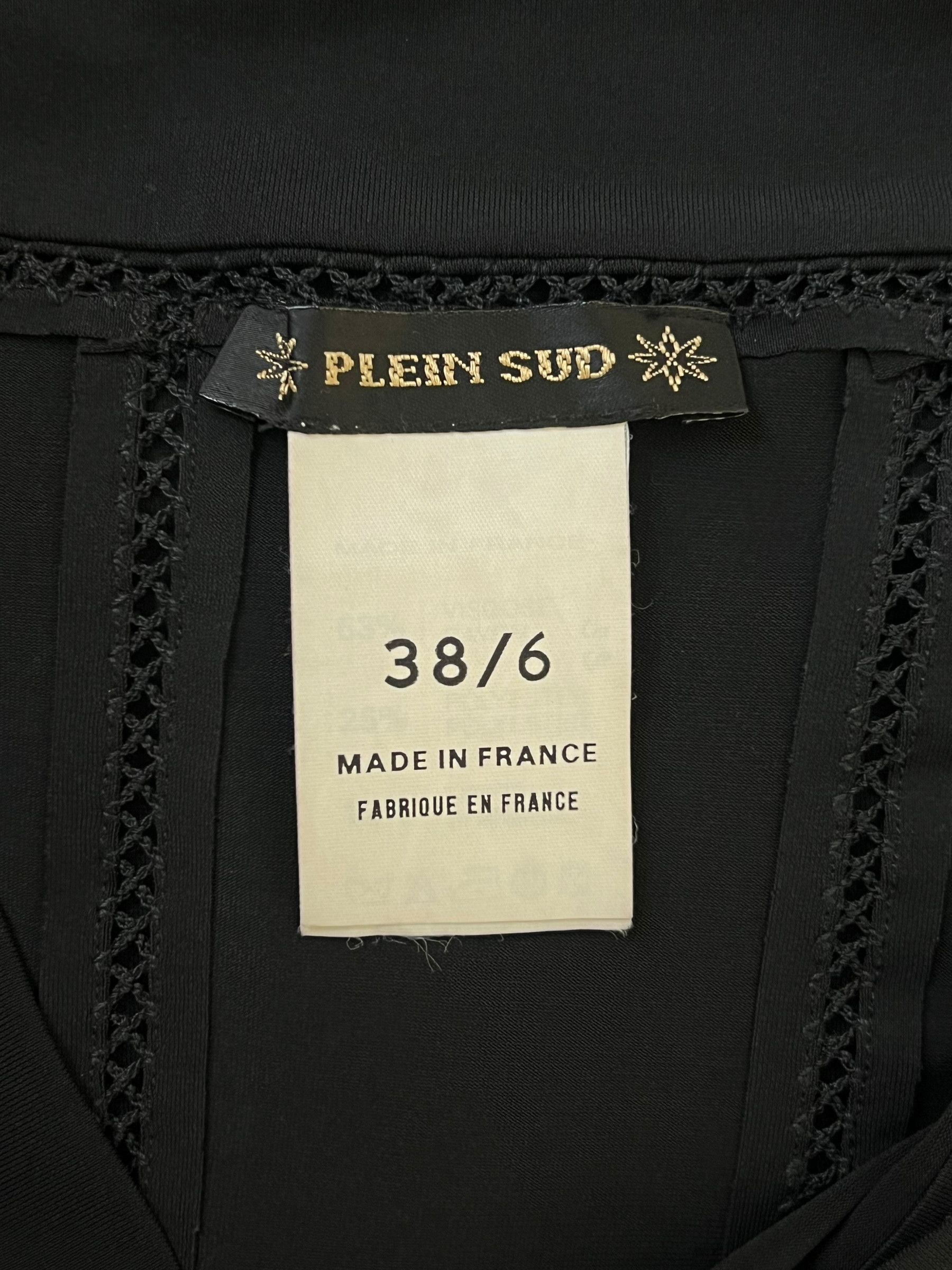 plein sud Plein Sud by Fayçal Amor 1994 Picot Black Bustier Dress Size M / US 6-8 / IT 42-44 - 4 Thumbnail