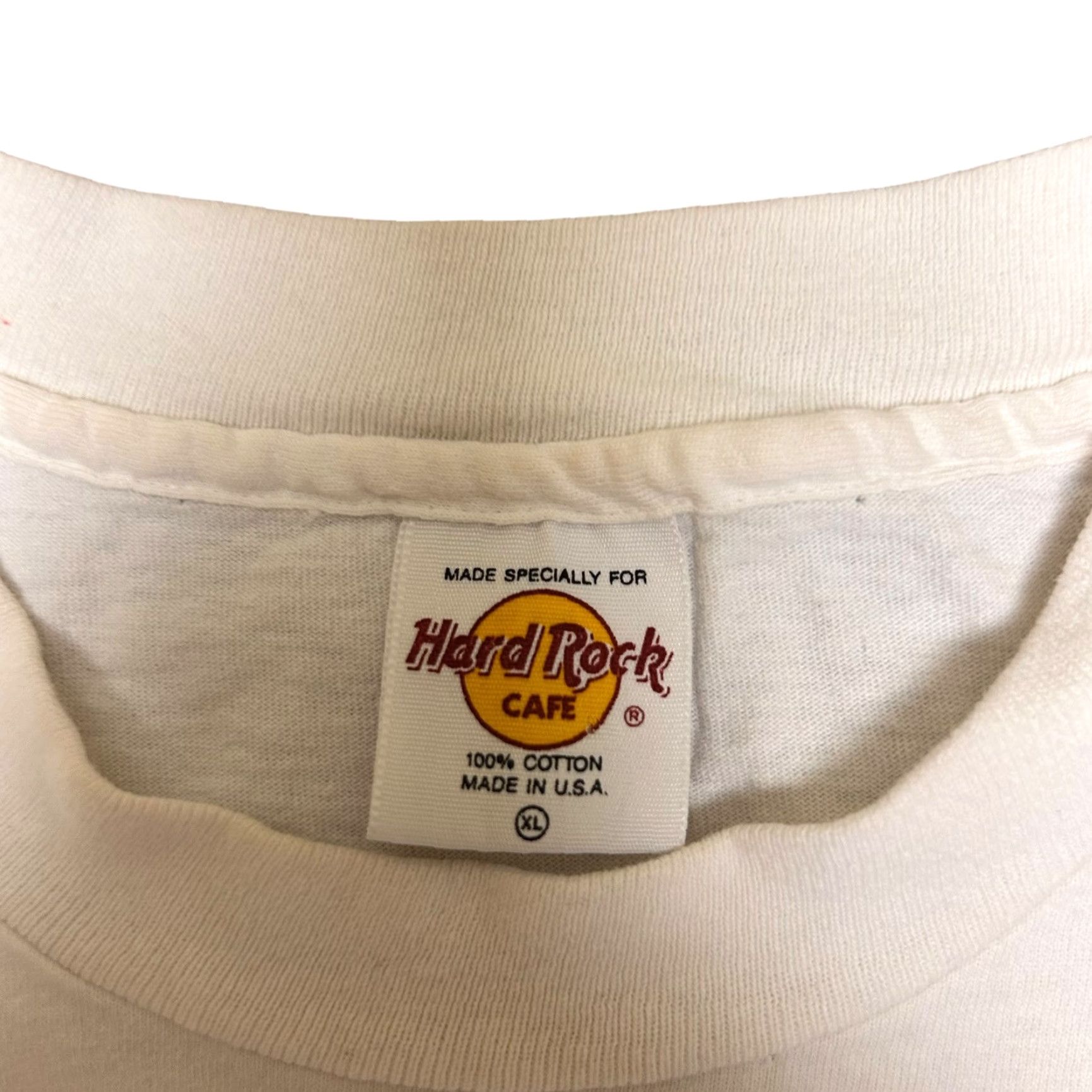 Hard Rock Cafe VINTAGE Hard Rock Cafe Maui Shirt Adult Large White 1990s Graphic Tee Mens Size US L / EU 52-54 / 3 - 3 Thumbnail