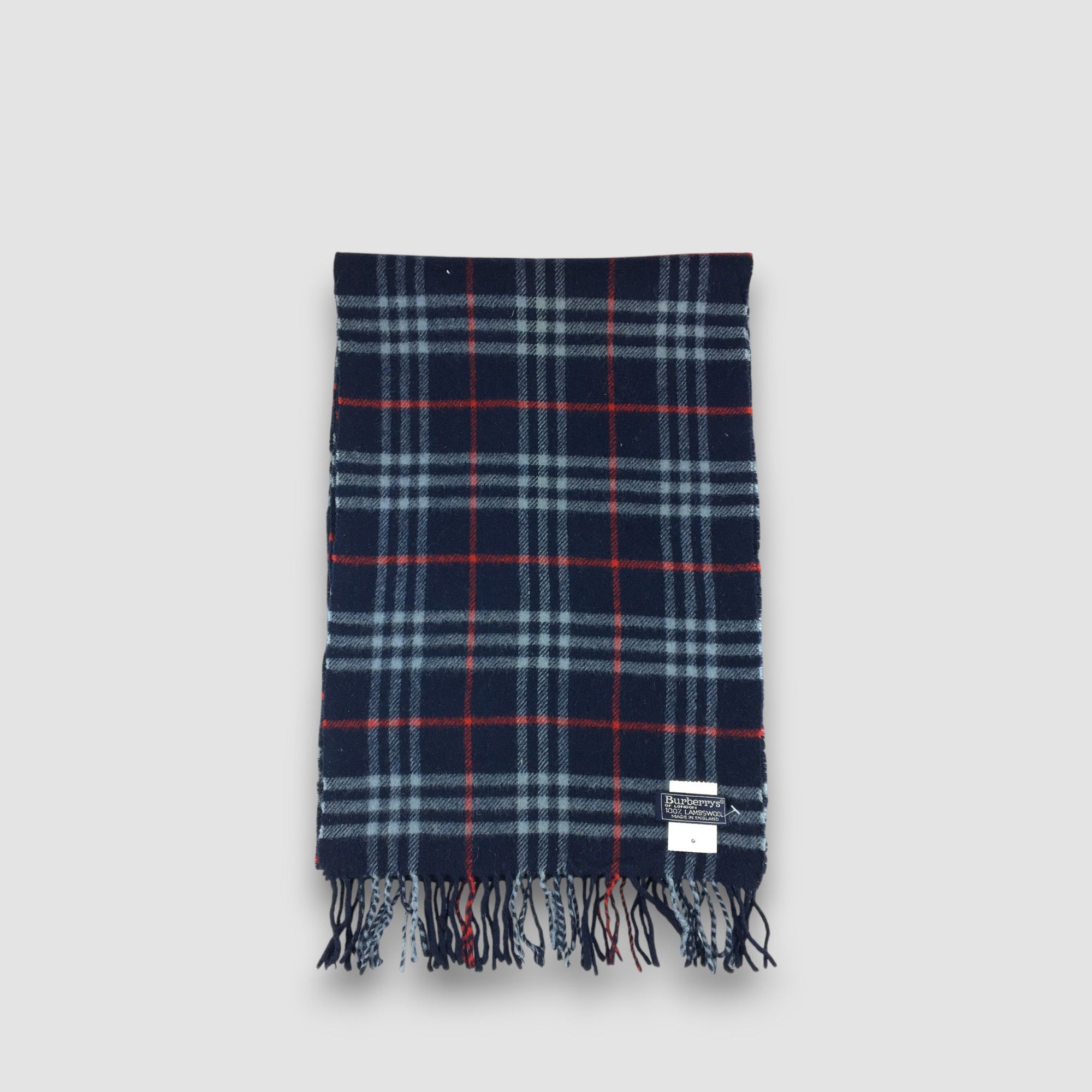 Burberry Vintage Burberry Scarf Muffler Wool Cashmere Scarves Size ONE SIZE - 2 Thumbnail