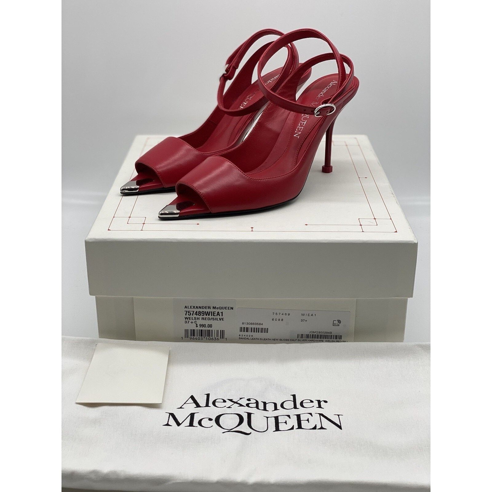 Alexander McQueen Alexander McQueen Punk 90mm Sandals sz. 37 +C Size US 7 / IT 37 - 1 Thumbnail