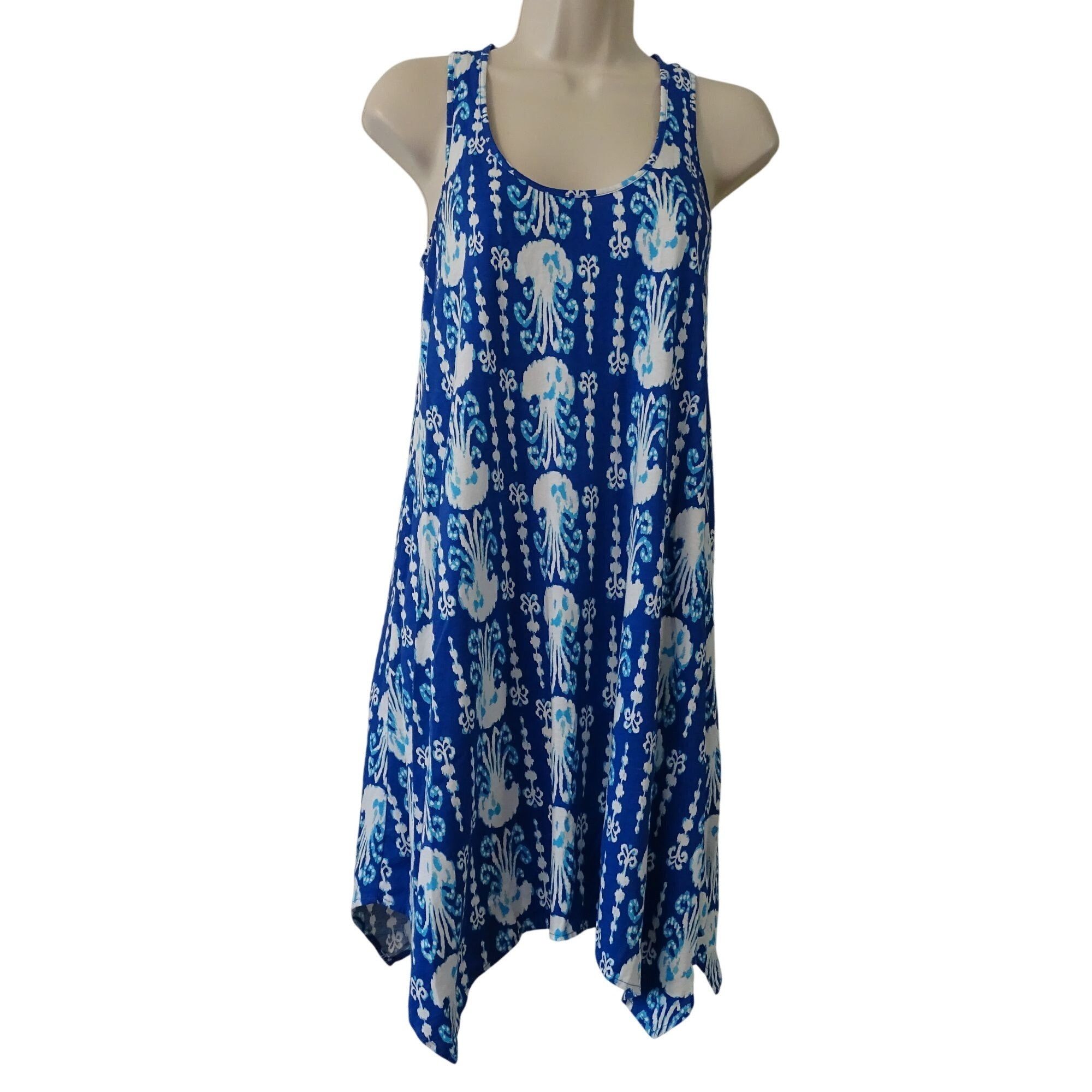 Lilly Pulitzer Lilly Pulitzer Melle Swing Tank Dress Blue Tank Dress Size M Size M / US 6-8 / IT 42-44 - 2 Thumbnail