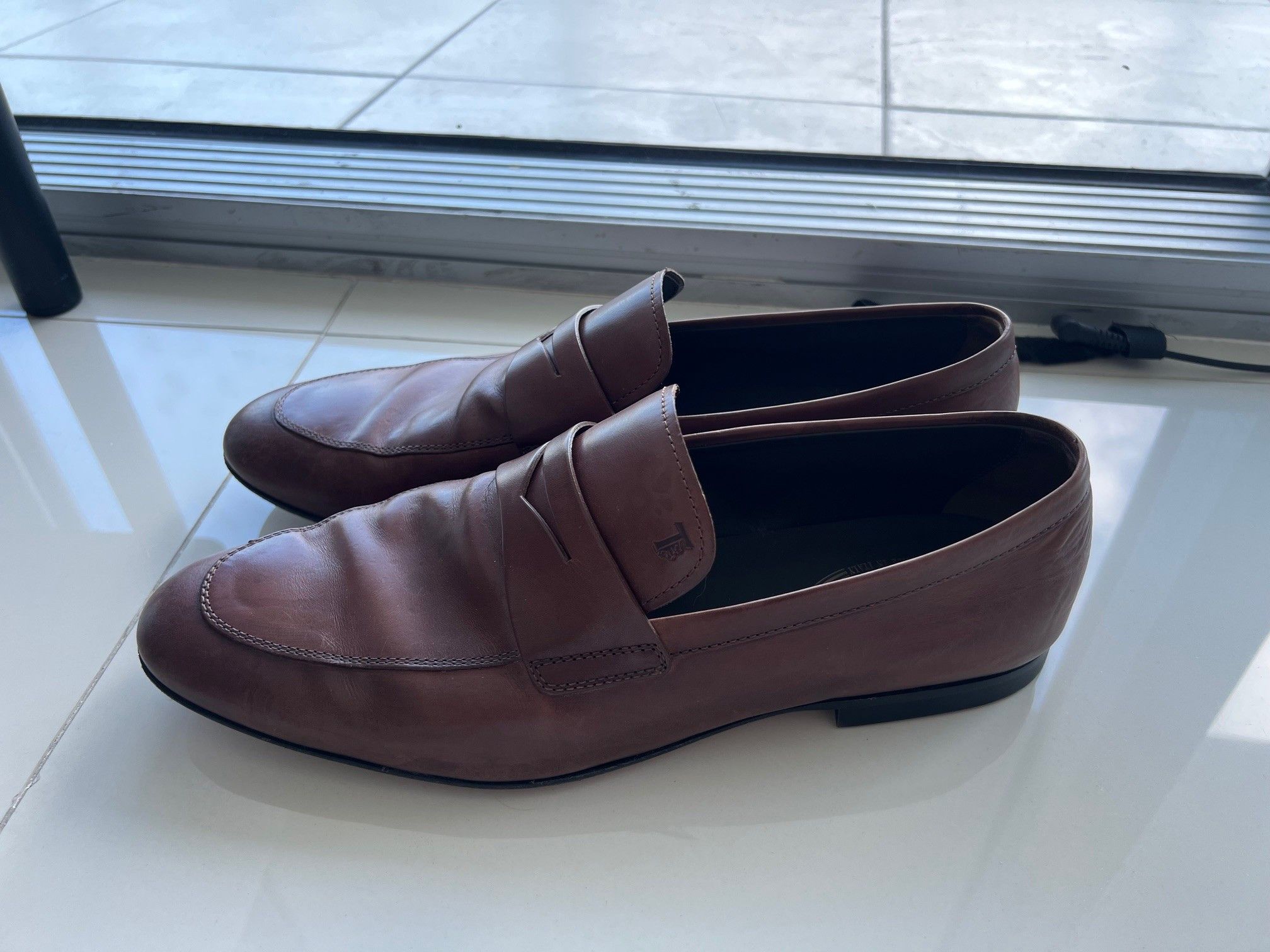 Tod's Tod’s Brown Leather Loafers – US 10.5 Size US 10.5 / EU 43-44 - 4 Thumbnail