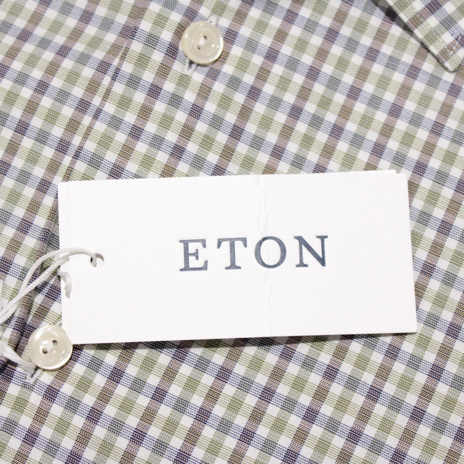 Eton Eton New with tags Shirt Size L US In Green Size US L / EU 52-54 / 3 - 2 Thumbnail