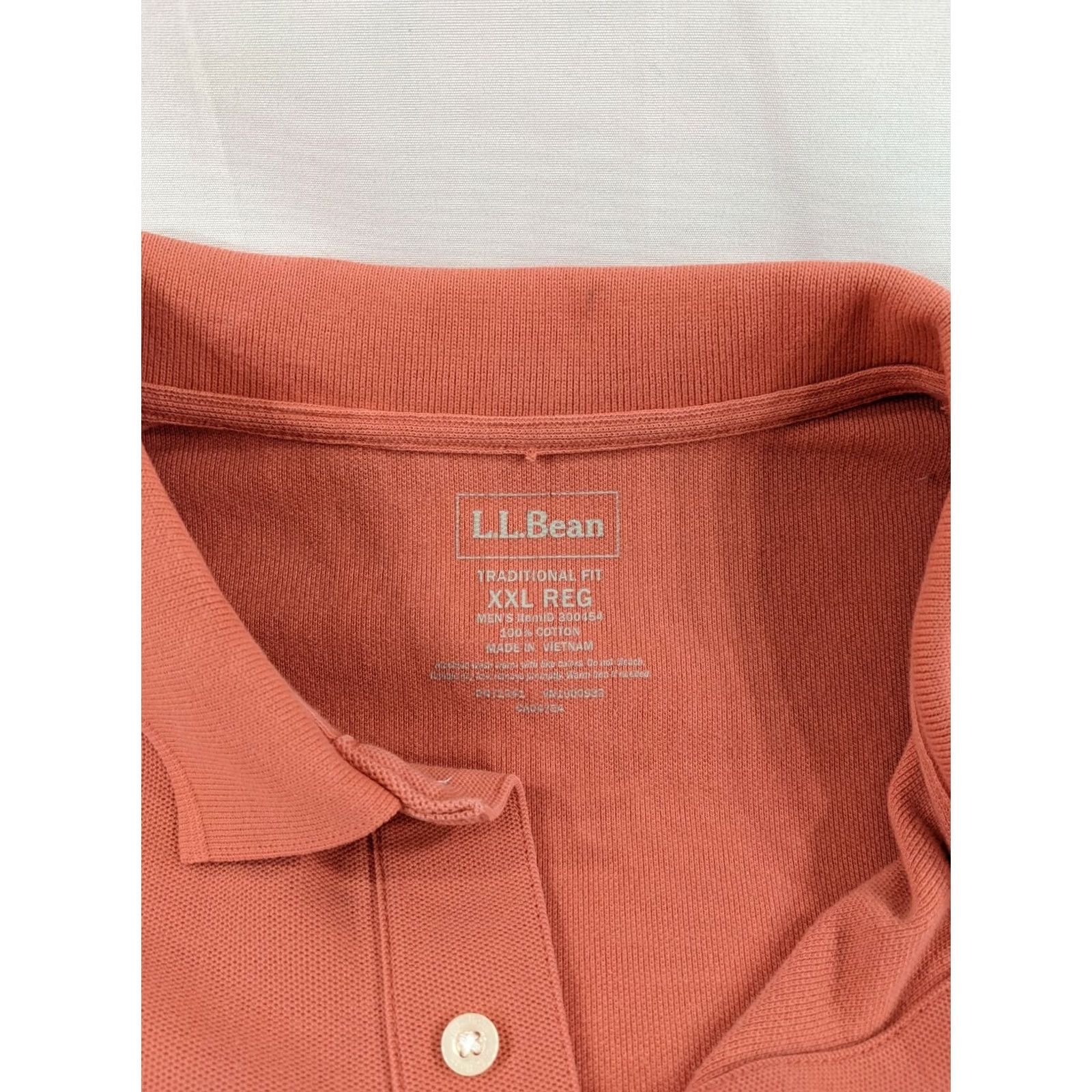 Vintage VINTAGE Mens L.L. Bean Long Sleeve Cotton Striped Polo Shirt XXL Reg EUC Size US XXL / EU 58 / 5 - 4 Thumbnail