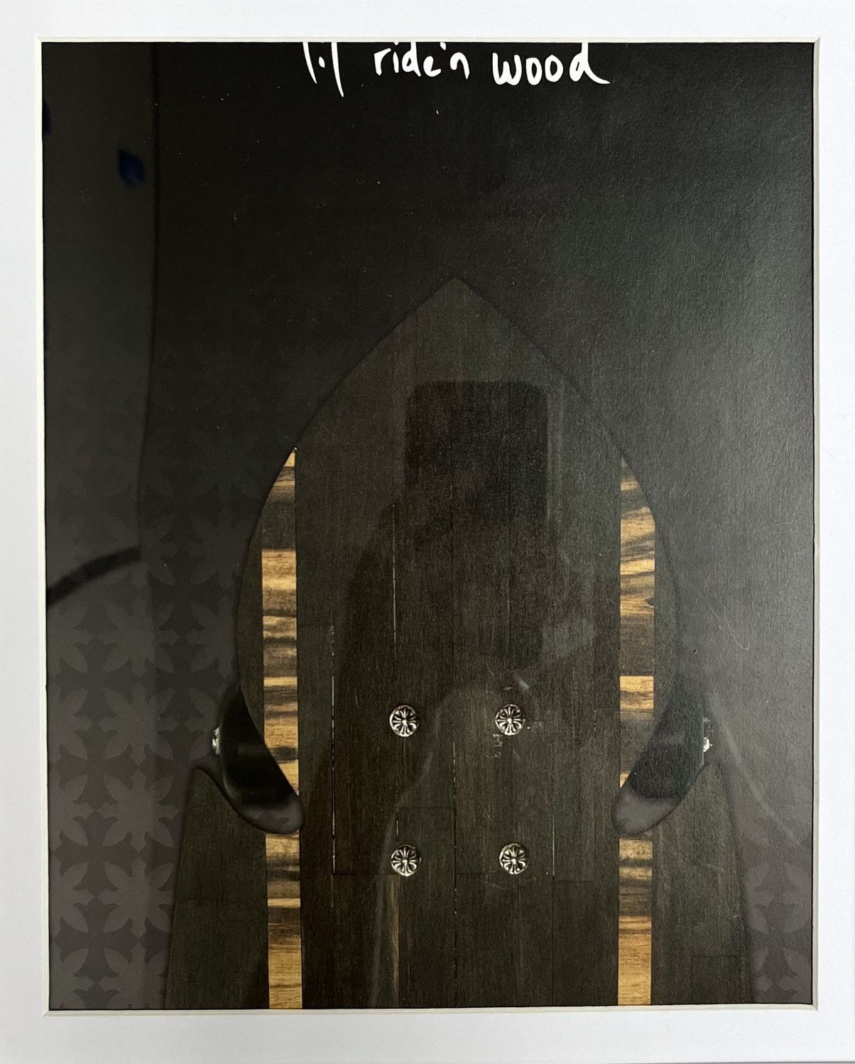Chrome Hearts × Vintage Chrome Hearts skateboard Framed poster 8x11 magazine cutout Size ONE SIZE - 2 Thumbnail