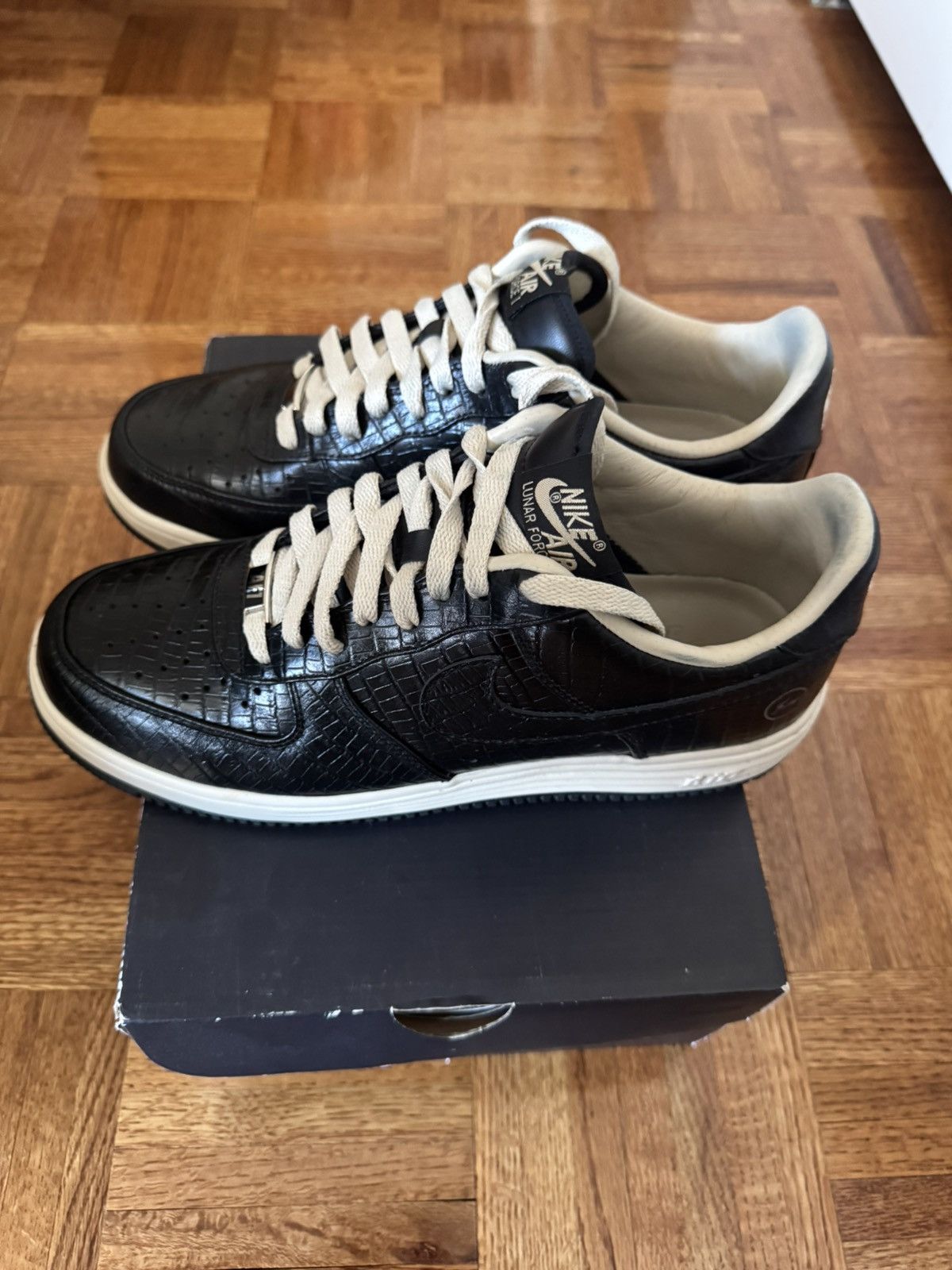 Fragment Design × Nike Nike Lunar Force 1 PRM SP HTM Fragment QS Croc VERY RARE Size US 10 / EU 43 - 6 Thumbnail