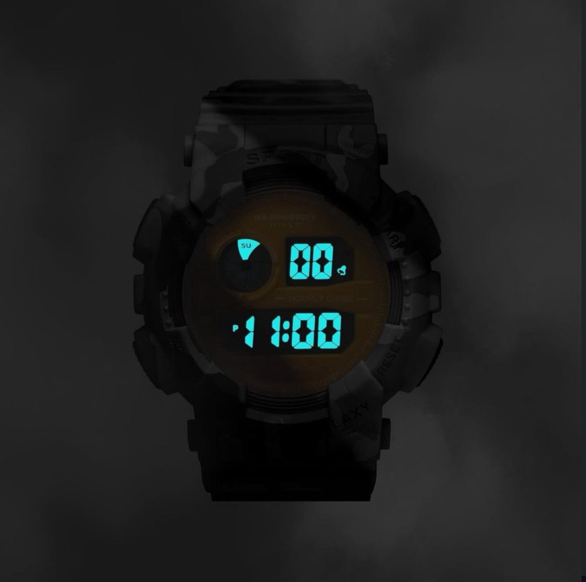 The GV Gallery The GV Gallery “Grey Camo” G-Shock Size ONE SIZE - 4 Thumbnail