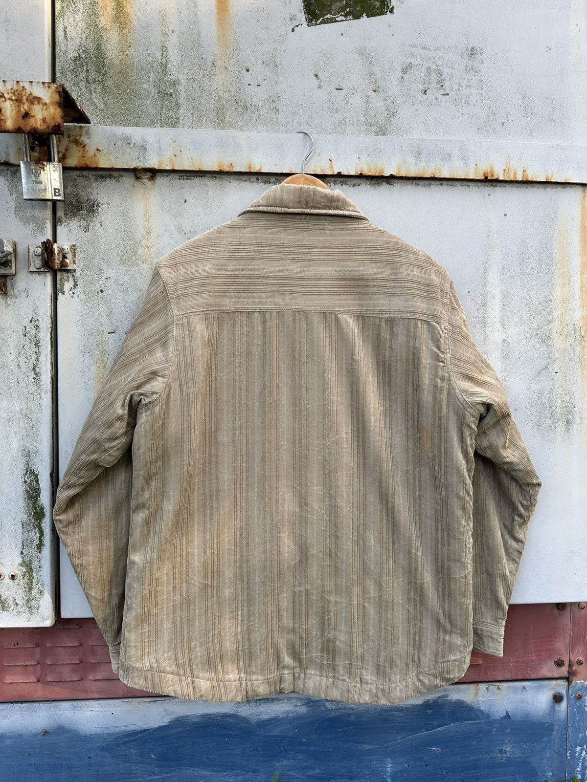 Kansai Yamamoto 👹Kansai Yamamoto Brown Corduroy Fleece Lined Jacket Size US L / EU 52-54 / 3 - 9 Thumbnail