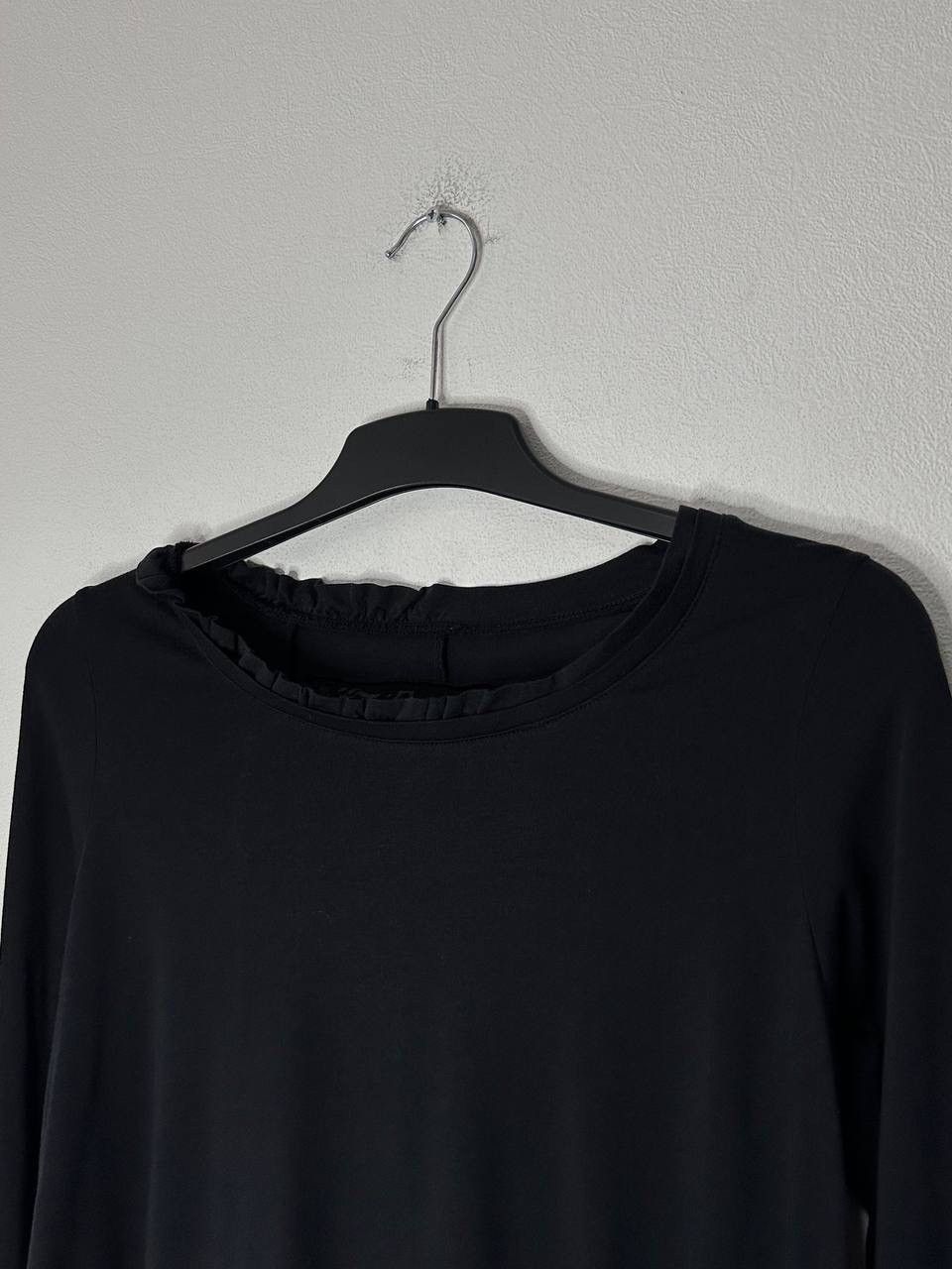Rundholz Rundholz Black Asymmetric Long Sleeve Top Made In Portugal S Size S / US 4 / IT 40 - 2 Thumbnail