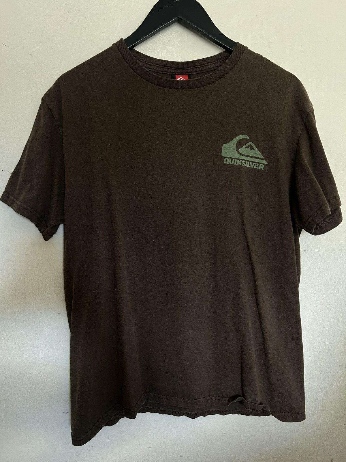 Quiksilver vintage Quiksilver brown t shirt Size US L / EU 52-54 / 3 - 1 Thumbnail