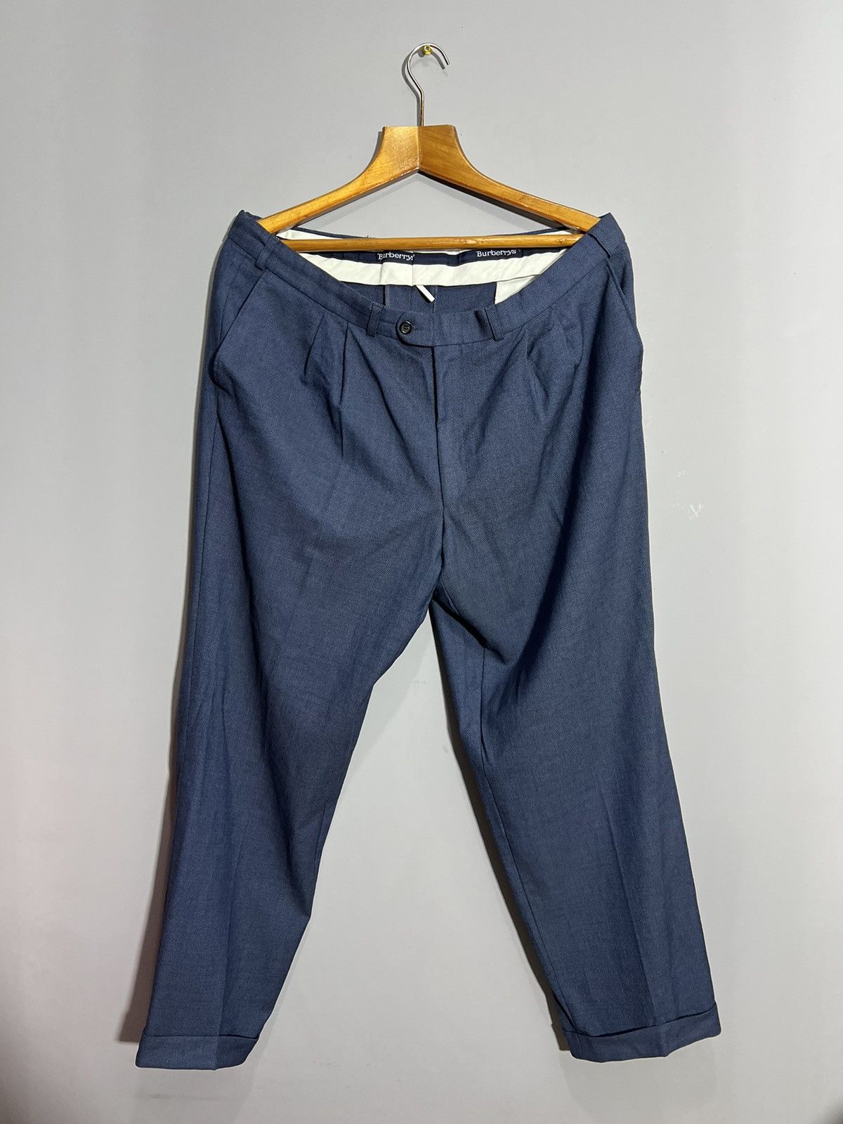 Burberry × Vintage Vintage Burberry’s Wool Suit Blazer and Trousers Size 50R - 13 Thumbnail