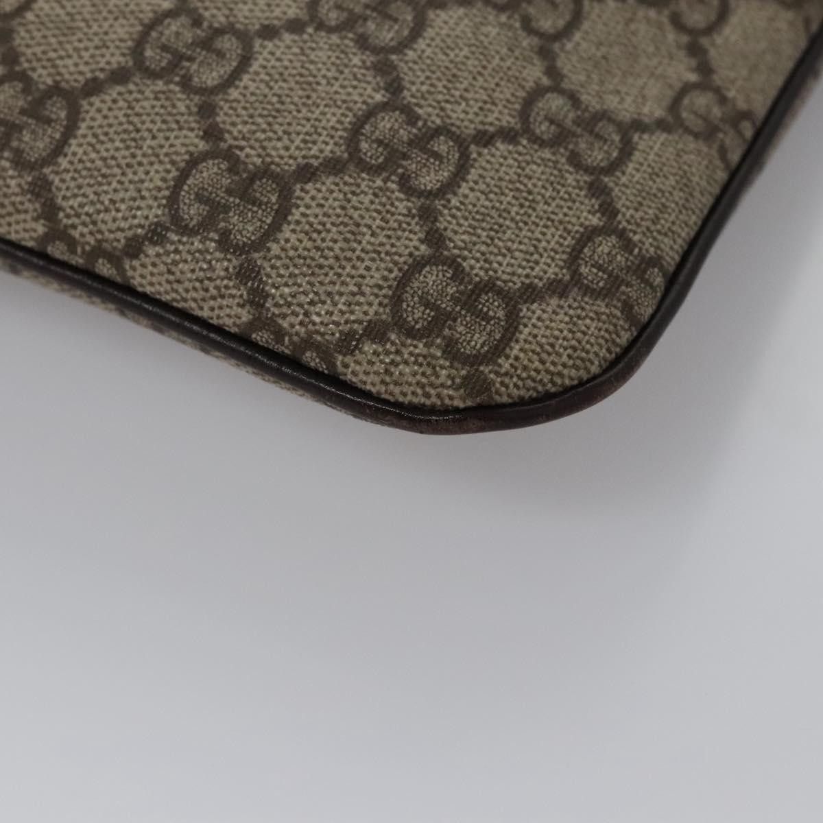 Gucci GUCCI GG Supreme Hand Bag Pvc Leather Beige Silver Size ONE SIZE - 11 Thumbnail