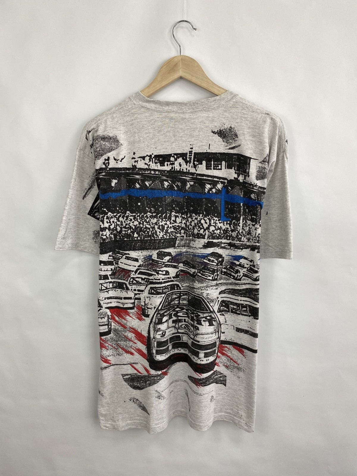 NASCAR 🇺🇸 Vintage 90s Ford Performance NASCAR Racing Made in USA Tee Size US XL / EU 56 / 4 - 9 Thumbnail
