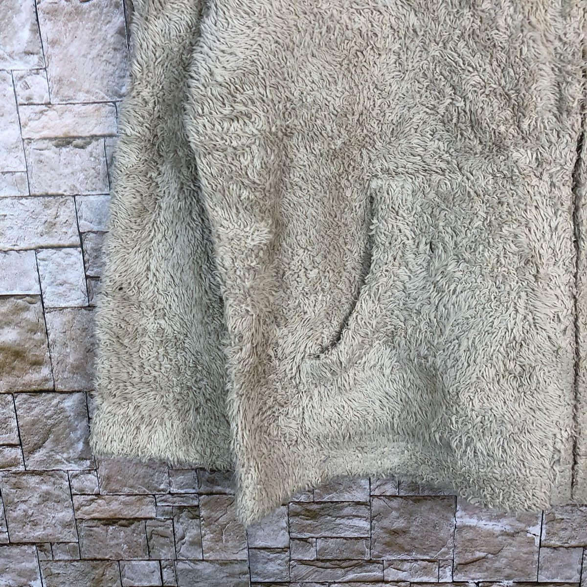 Japanese Brand The Oriat Cream fleece Sweater hoodie #A504 Size US M / EU 48-50 / 2 - 7 Thumbnail