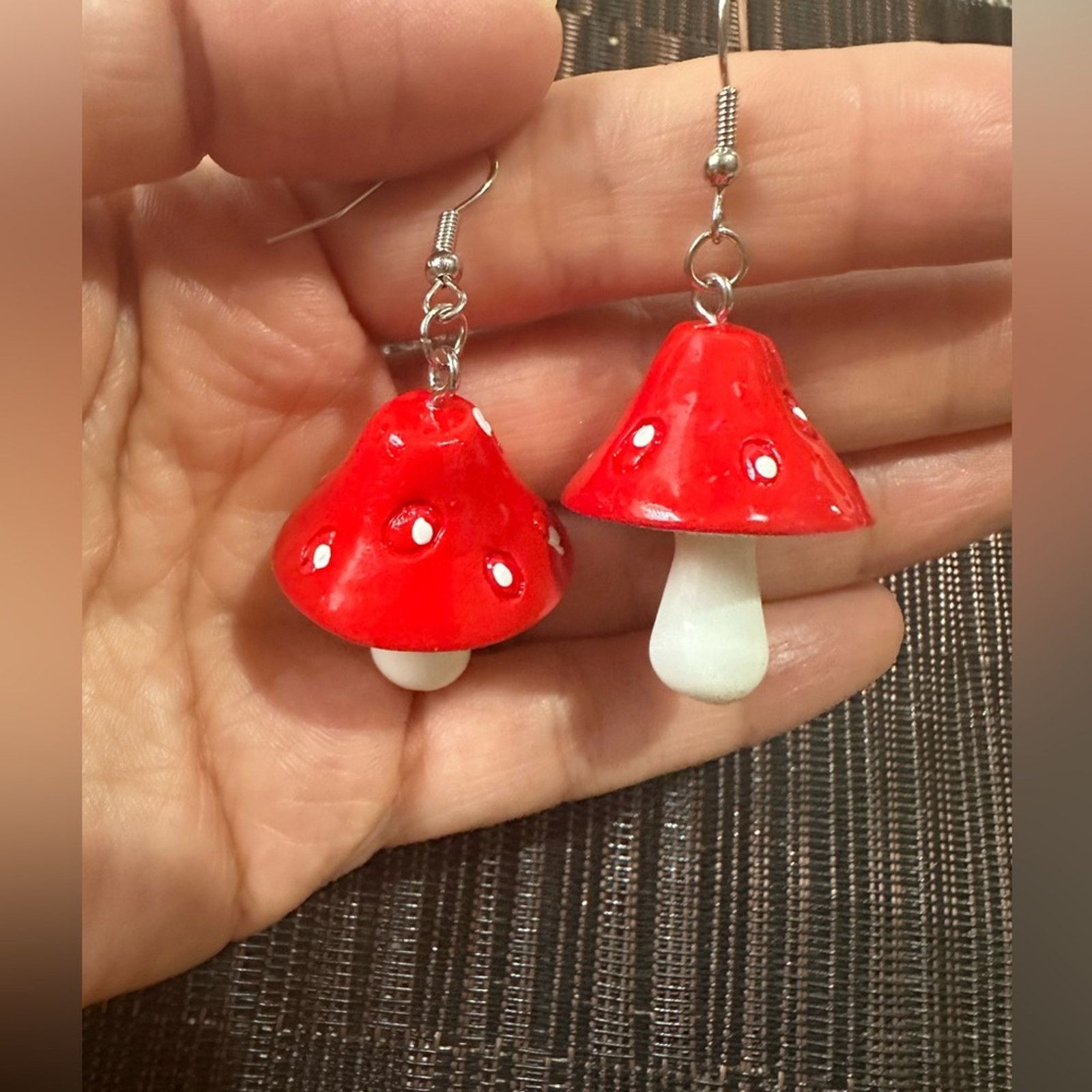 Other Cute Acrylic Mushroom Earrings for Women Colorful Earring Size ONE SIZE - 2 Thumbnail