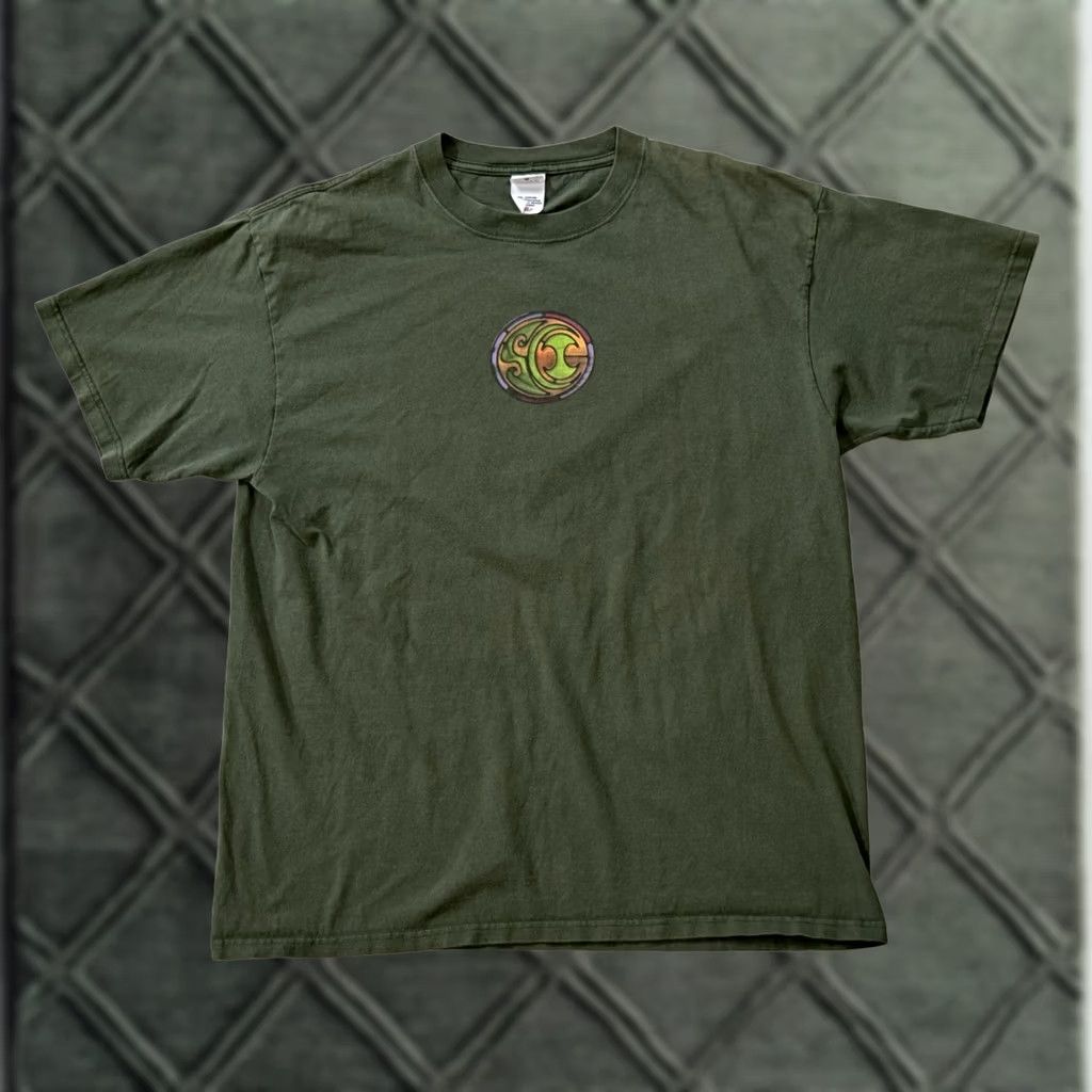 Anvil VINTAGE The String Cheese Incident Stainglass Guitar Tour Shirt XL Jam Shirt Mens Green 90s Band Music Hippie Rock Holiday Limited Edition Size US XL / EU 56 / 4 - 1 Thumbnail