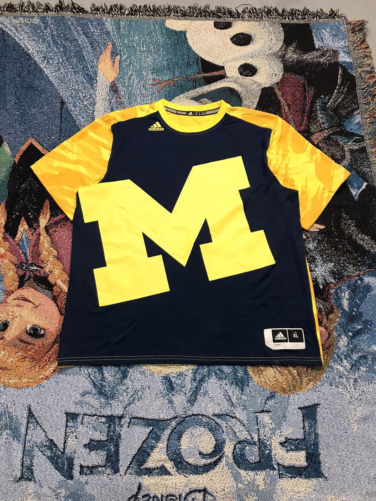 Adidas Vintage adidas Michigan wolverines Jersey Size US M / EU 48-50 / 2 - 1 Thumbnail