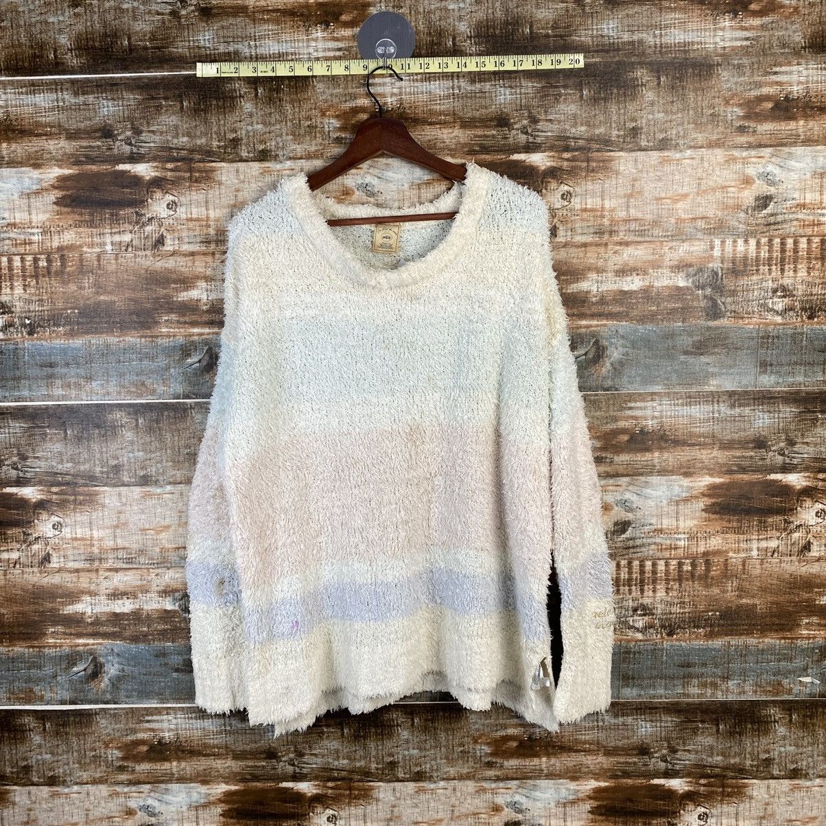 Japanese Brand DL Pique Stripe Multicolor Knitwear #C1054 Size XL / US 12-14 / IT 48-50 - 1 Thumbnail