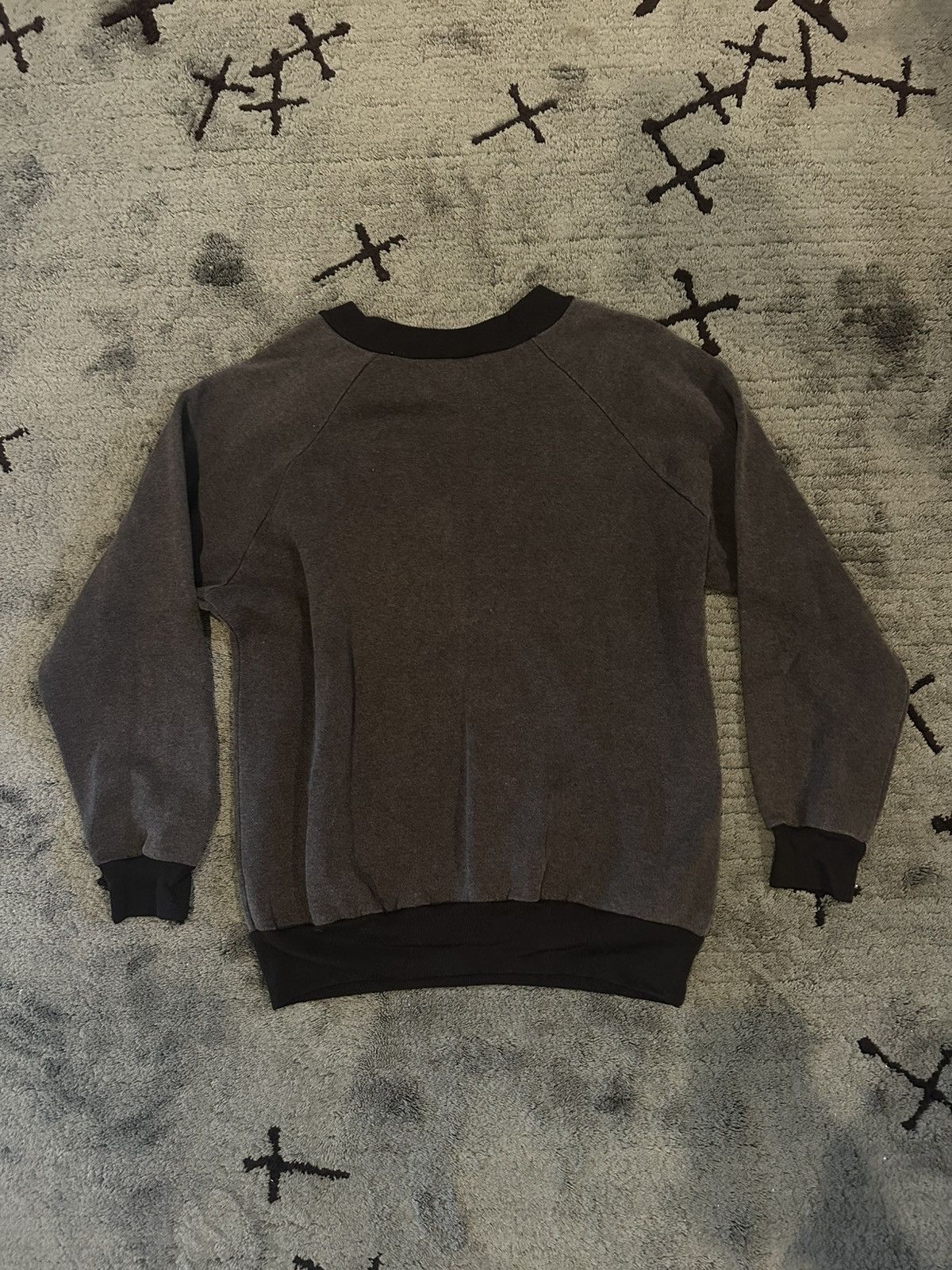 Vintage 80’s Rare Vintage Bulldog Illustration Print Sweatshirt Size US M / EU 48-50 / 2 - 2 Thumbnail