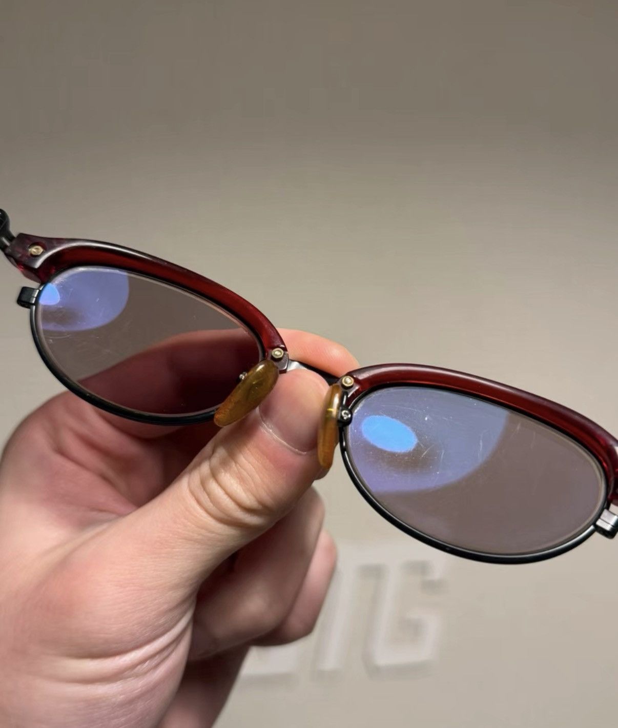 Jean Paul Gaultier Jean Paul Gaultier Lens Mechanical Arm Oval Sunglasses K23 Size ONE SIZE - 6 Thumbnail