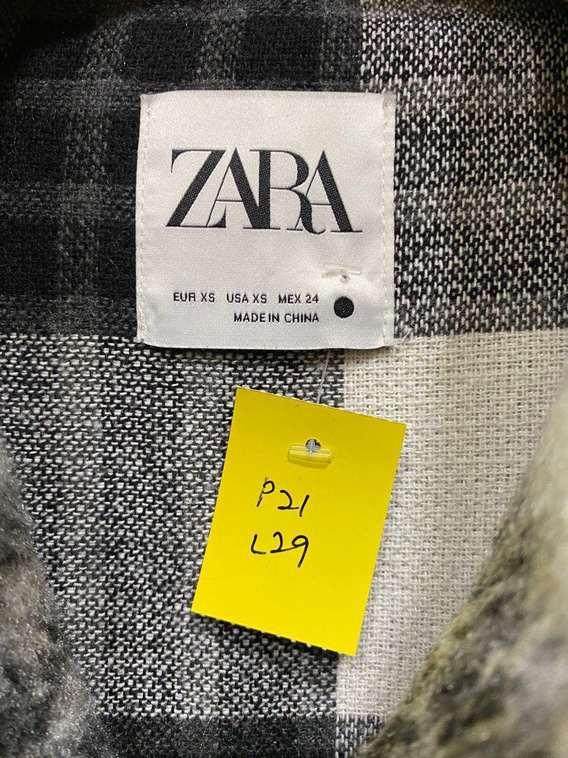 Zara Zara Wool Women Jacket Size XS / US 0-2 / IT 36-38 - 9 Thumbnail