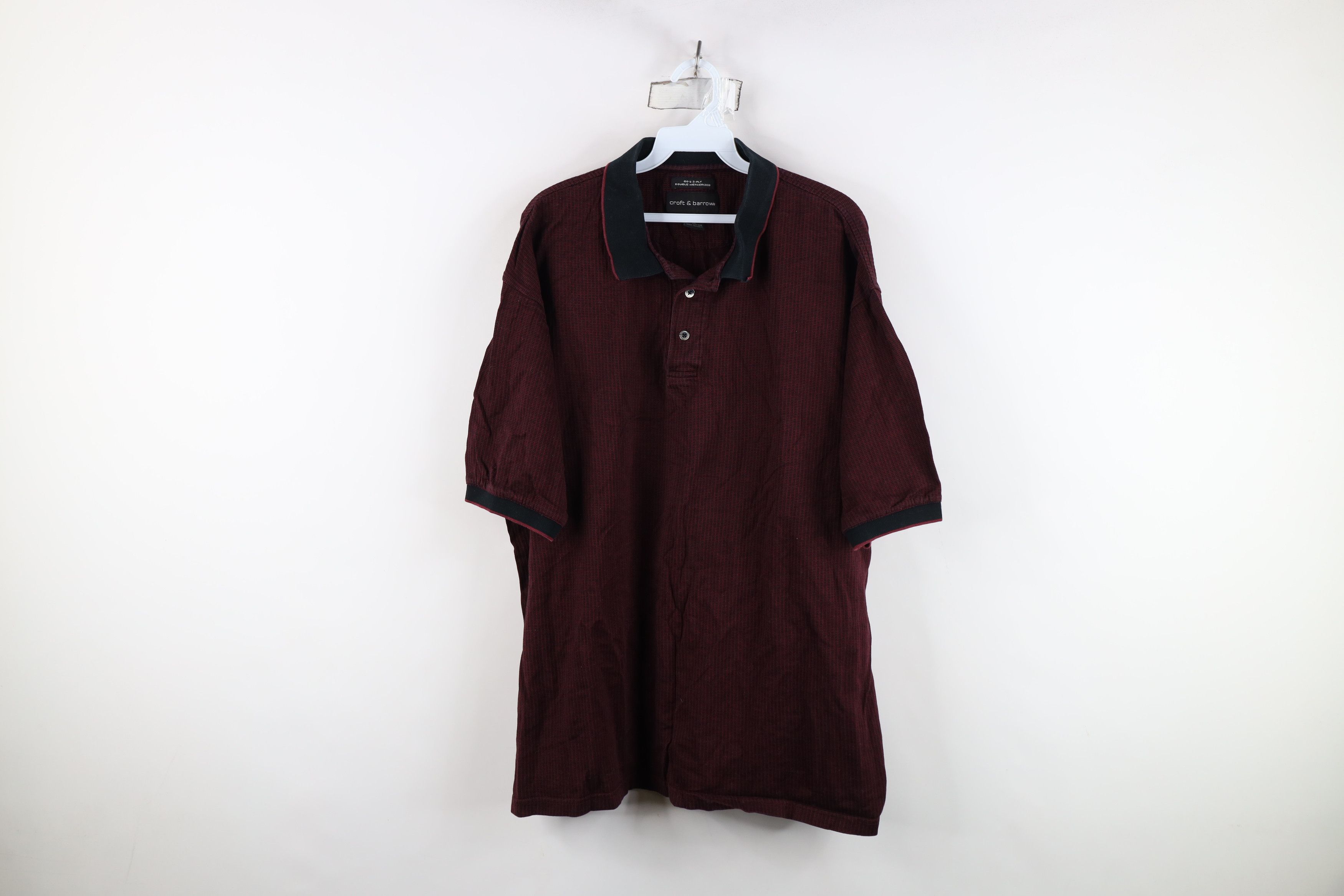 Vintage Vintage 90s Y2K Streetwear Short Sleeve Golf Polo Shirt Red Size US XL / EU 56 / 4 - 1 Thumbnail
