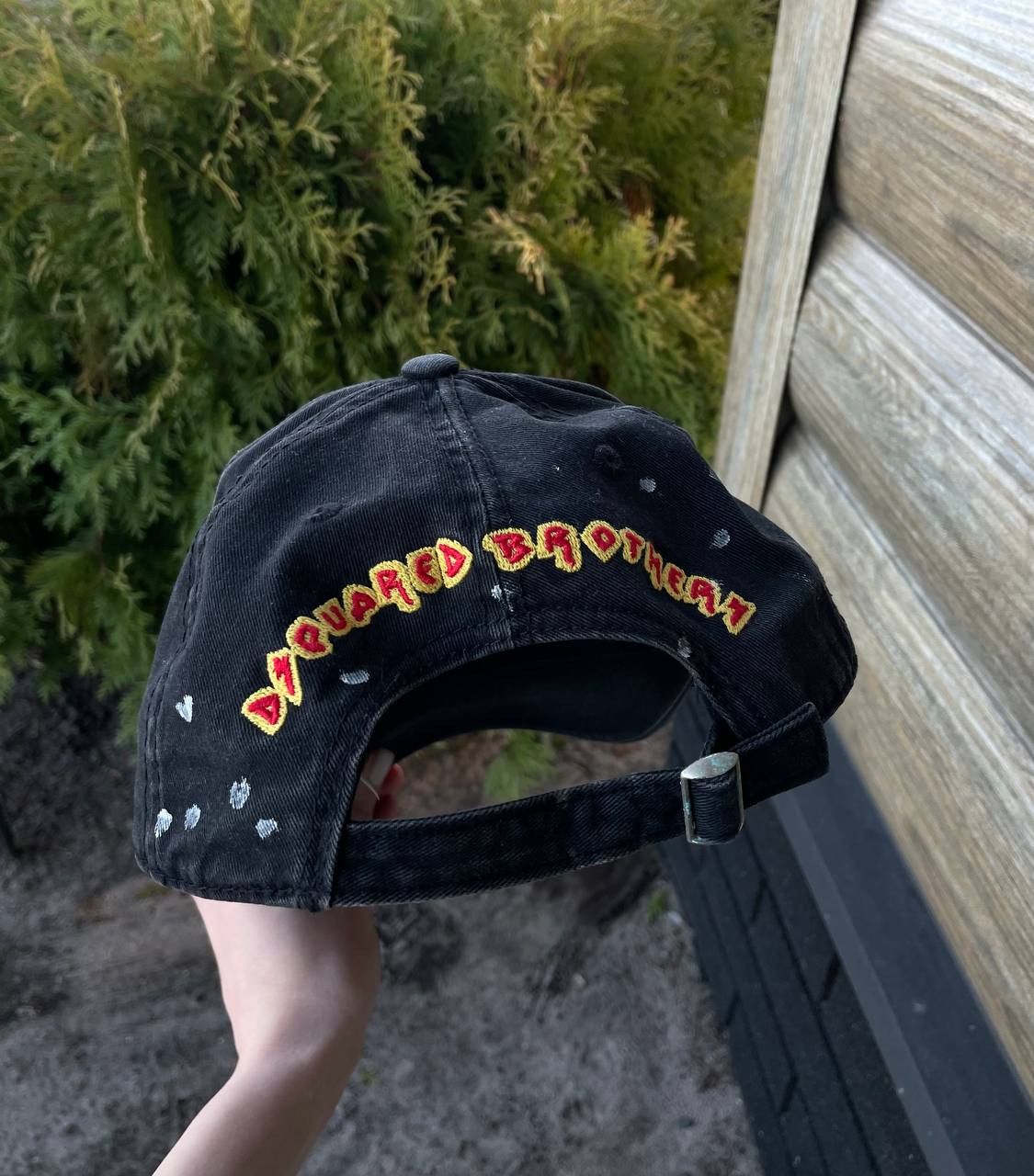 Dsquared2 Dsquared2 Caten Band Black Baseball Cap Hat Size ONE SIZE - 4 Thumbnail