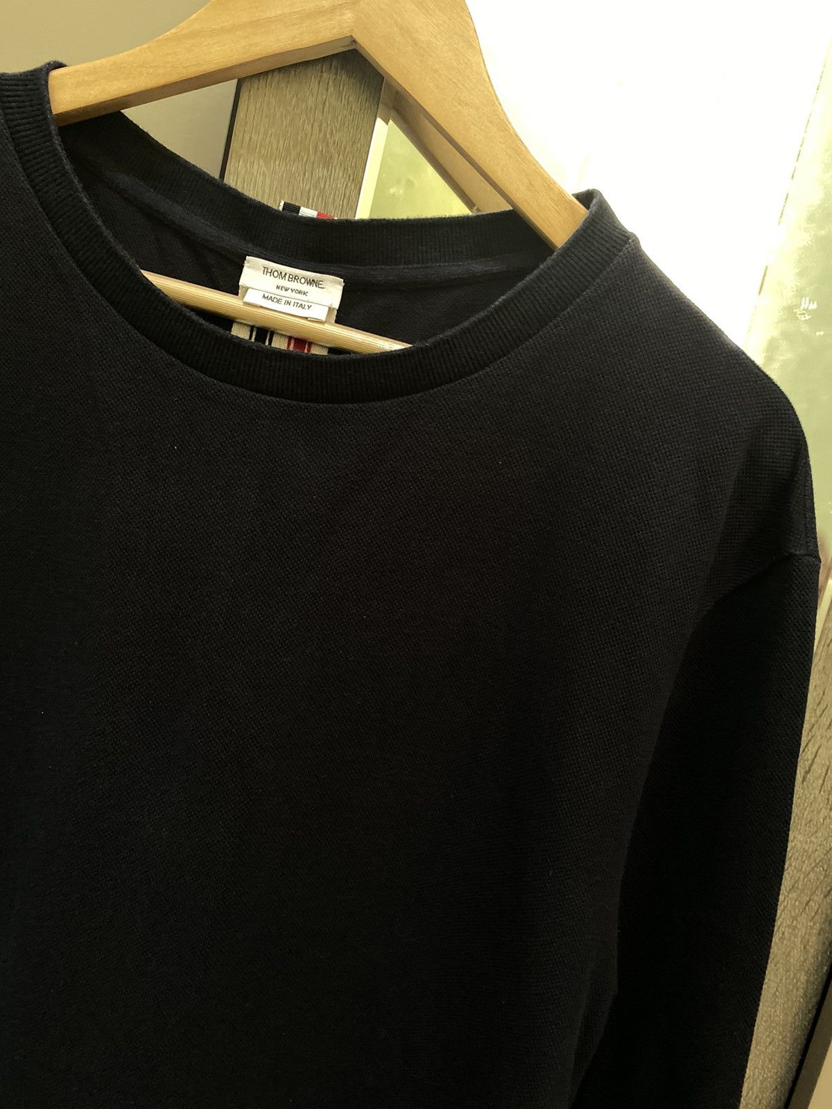Thom Browne Thom browne back stripe tshirt pique made in italy Size US XL / EU 56 / 4 - 9 Thumbnail