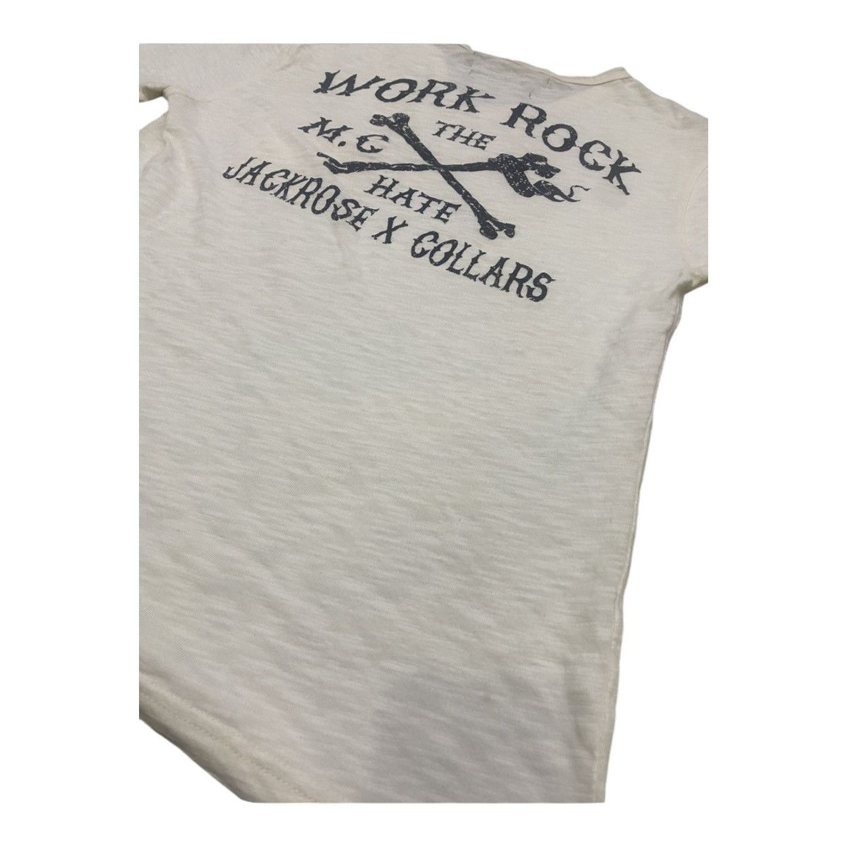 JACKROSE JACK ROSE X COLLARS WORK ROCK THE HATE CROSS BONE SHIRT Size US L / EU 52-54 / 3 - 4 Thumbnail