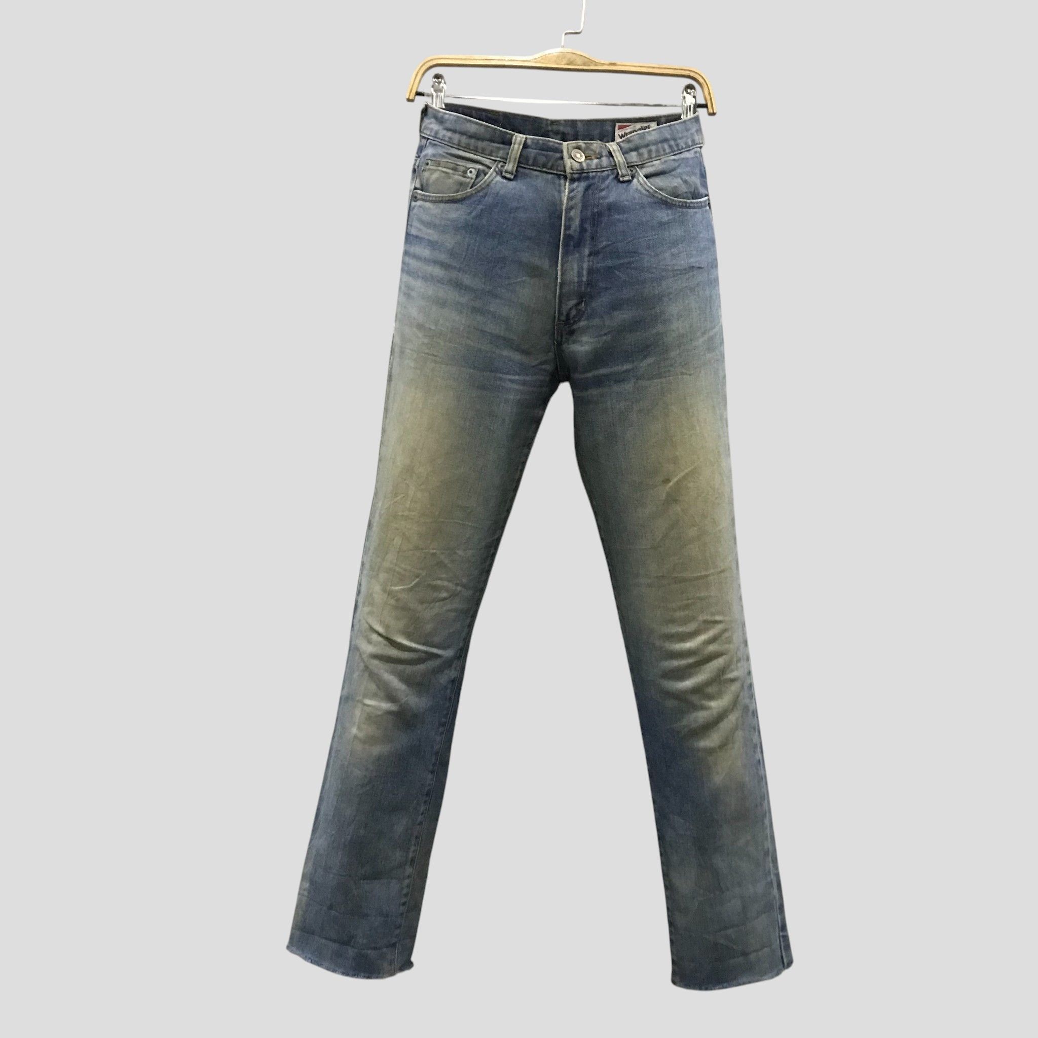 Wrangler Wrangler Neo Nine Faded Light Wash High-Rise Straight Leg Size US 29 - 1 Thumbnail