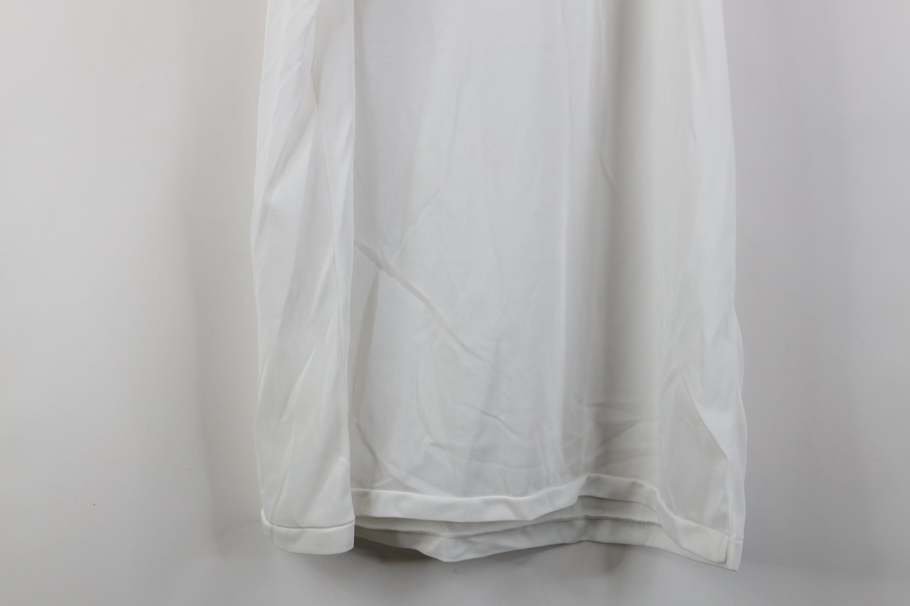 Vintage Vintage 70s Streetwear Mesh Nylon Tank Top T-Shirt White USA Size US L / EU 52-54 / 3 - 9 Thumbnail