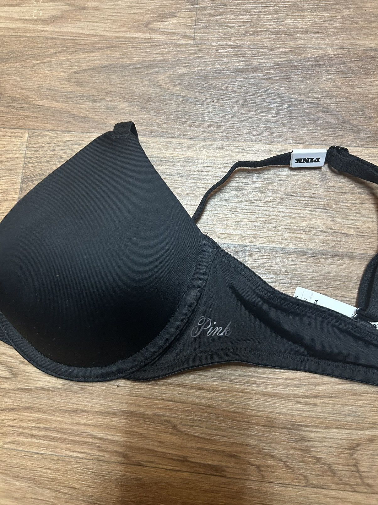Pink 32B Victoria's Secret Pink black women's wear everywhere bra Size ONE SIZE - 6 Thumbnail