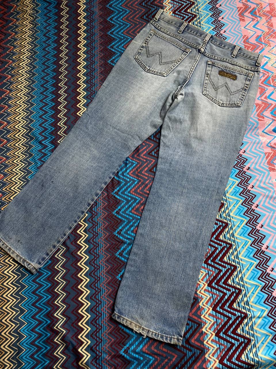 Vintage × Wrangler VINTAGE 90 WRANGLER MUDDY WASH STYLE DENIM Size US 34 / EU 50 - 12 Thumbnail