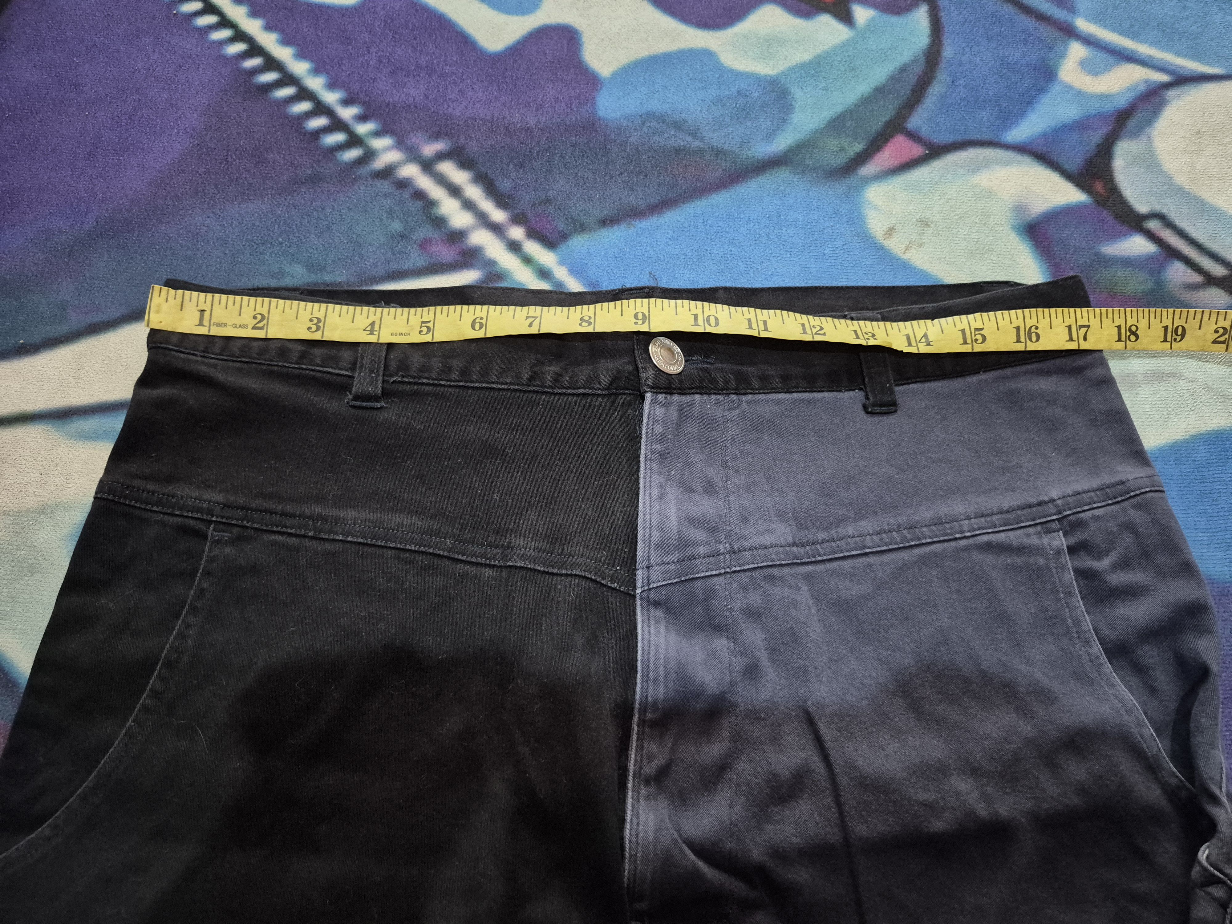 Japanese Brand 🔥 Bling Leads Japanese Brand Multicolor Long Crotch Pants Size US 34 / EU 50 - 13 Thumbnail