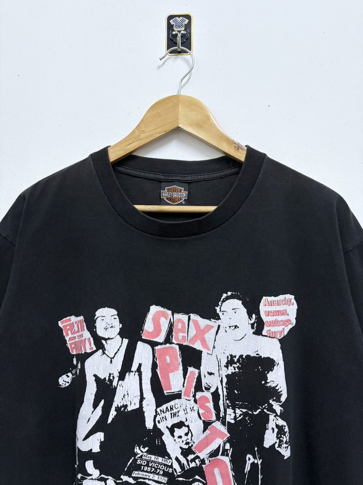 Band Tees 2000's Band Sex Pistols x Harley Davidson T-Shirt Size US L / EU 52-54 / 3 - 3 Thumbnail