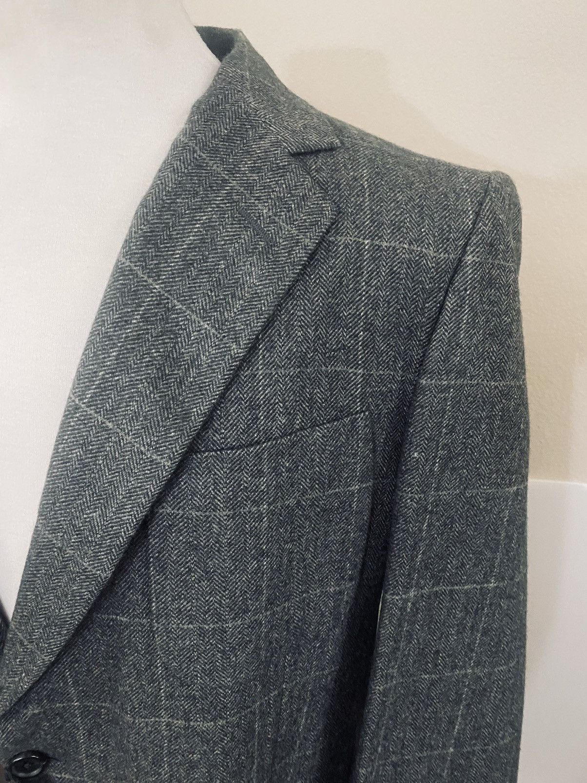 Bottega Veneta Bottega Veneta 🇮🇹 cashmere grey check jacket 54 NWT Size 44R - 5 Thumbnail