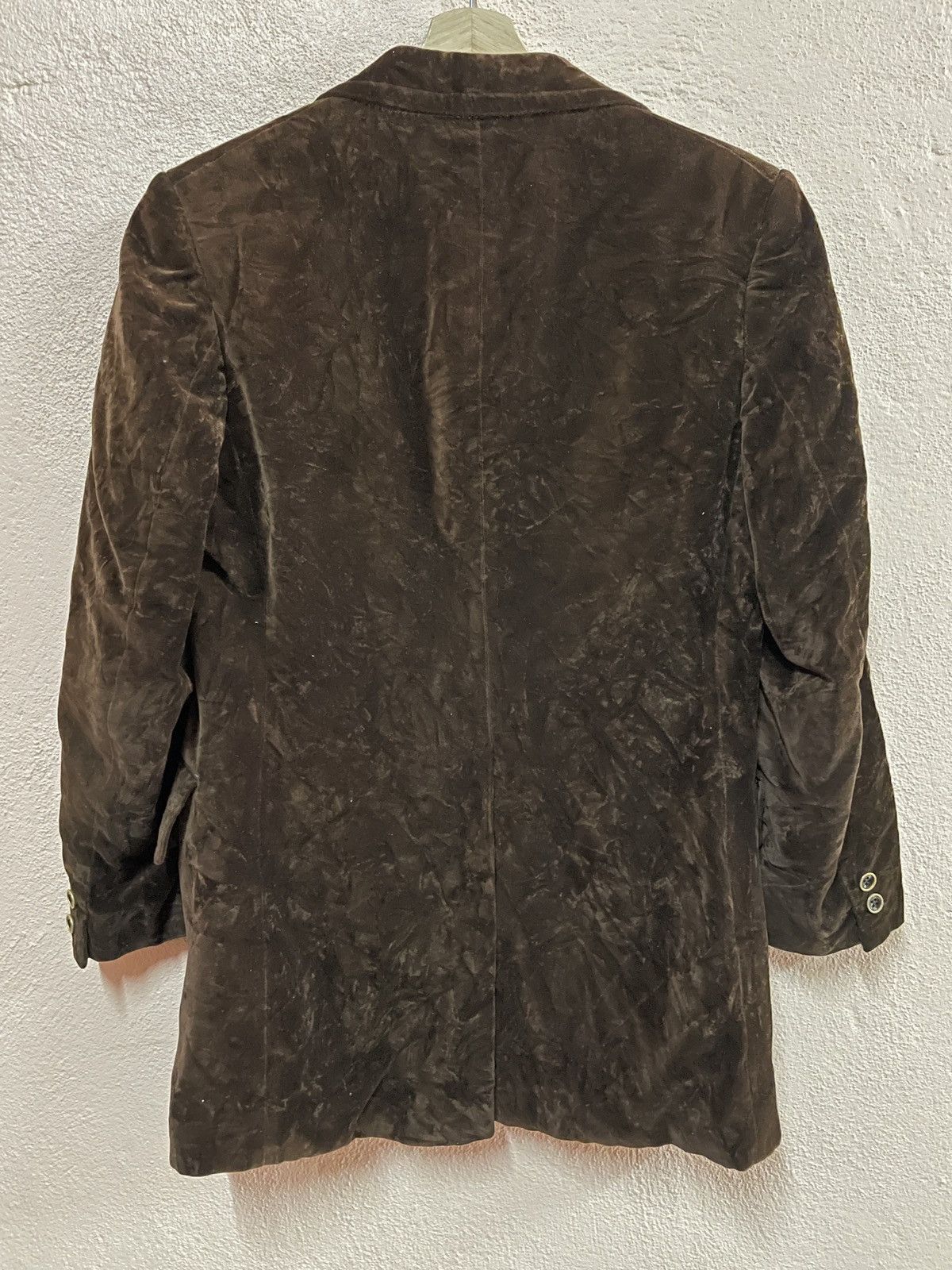 Designer × Vintage Vintage Cortefiel brown velvet coat jacket menswear sz38 Size 38S - 8 Thumbnail