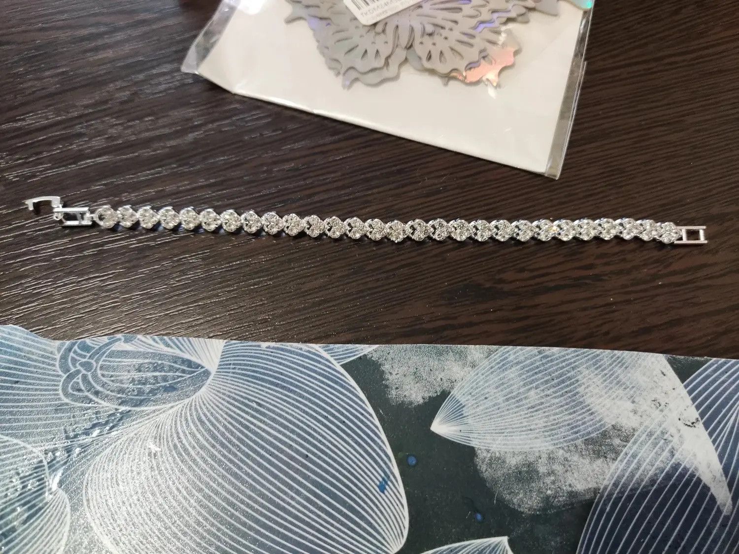 Other Silver Color AAA Cubic Zirconia Tennis Chain Bracelet Size ONE SIZE - 2 Thumbnail
